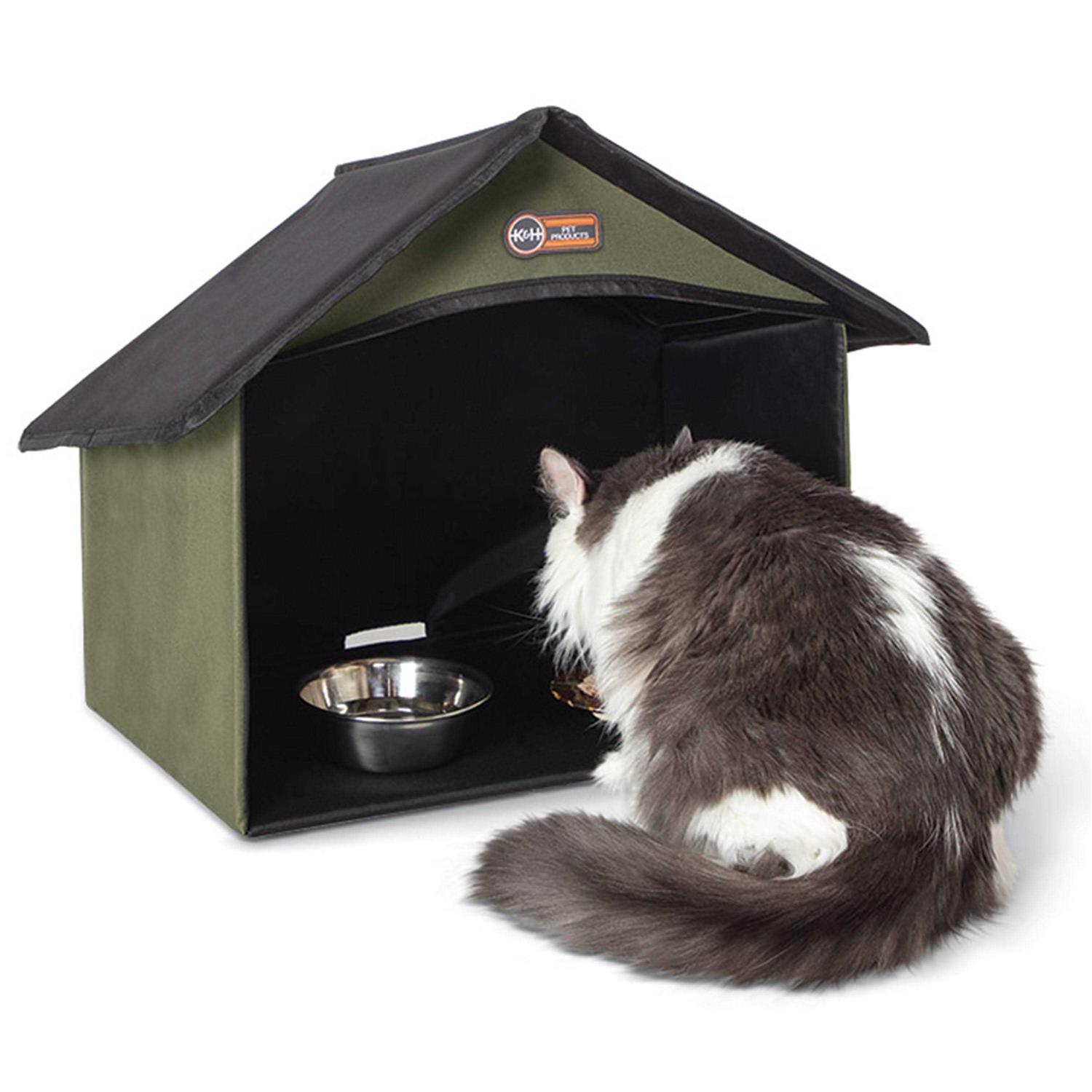 K&H Pet Products Outdoor Kitty Dining Room - Healthber