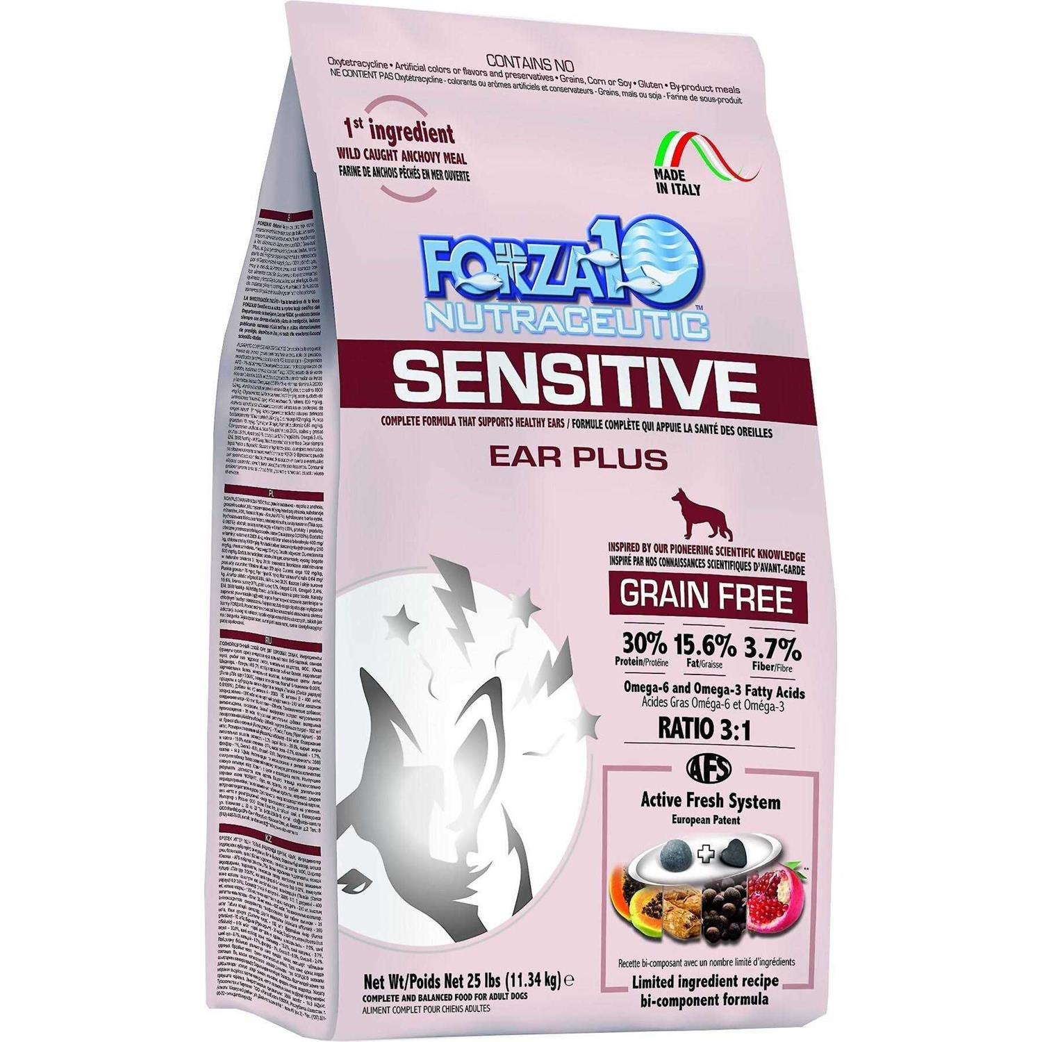 Forza10 Sensitive Ear Plus Grain-Free Dry Dog Food - Healthber