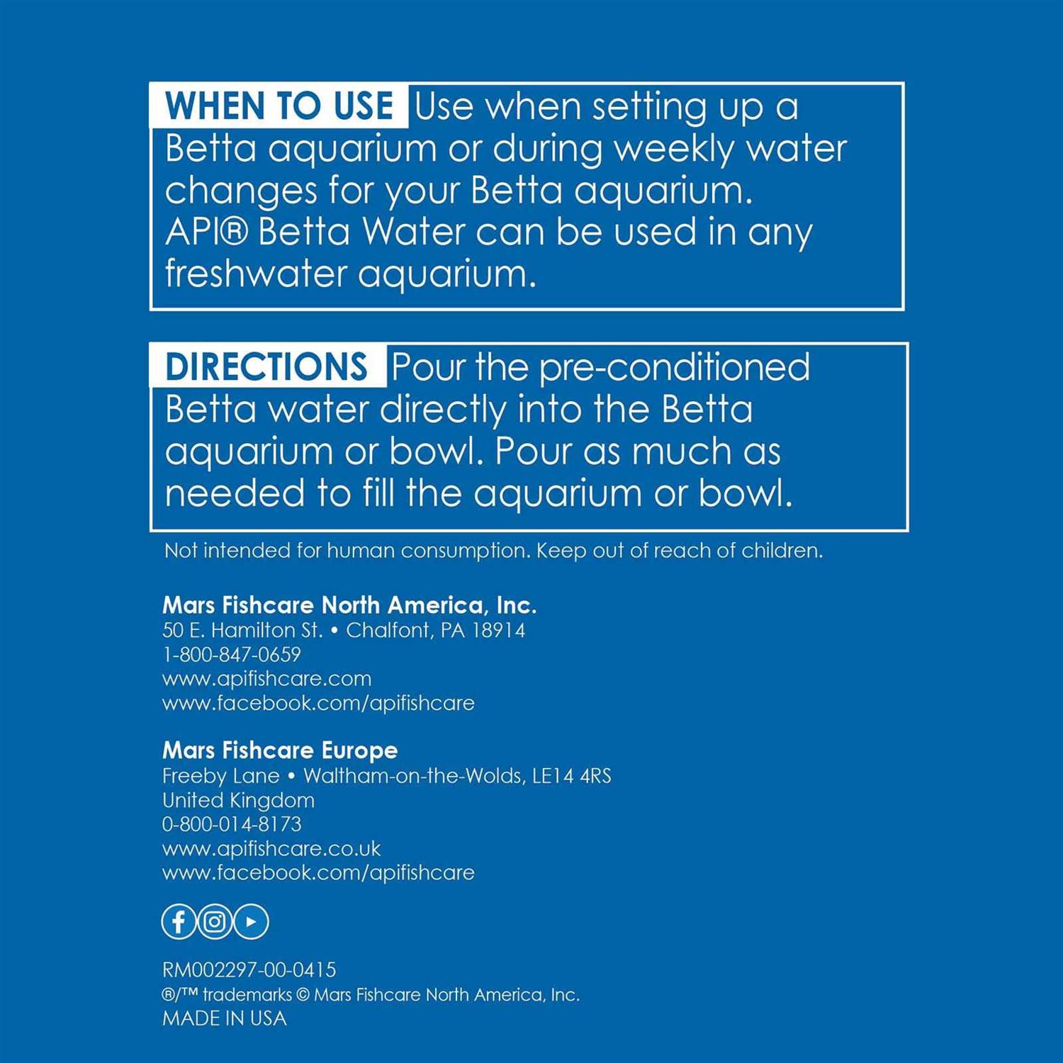 API Betta Water - Healthber