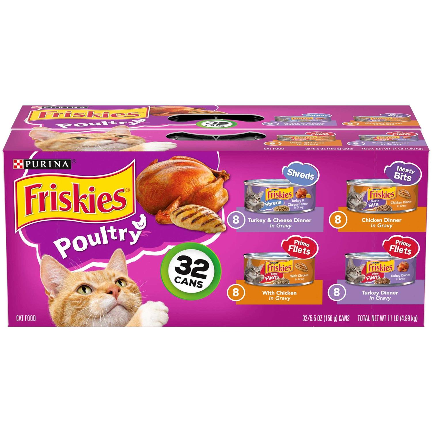 Purina Friskies Poultry Cat Food Variety Pack - Healthber