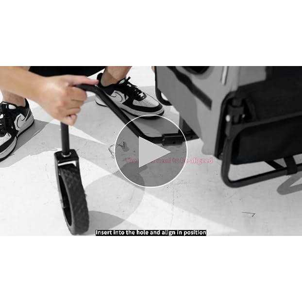 BestPet dog Stroller 2-in-1dog bike trailer pet Stroller bicycle trailer jogger pet dog carrier cart - Healthber