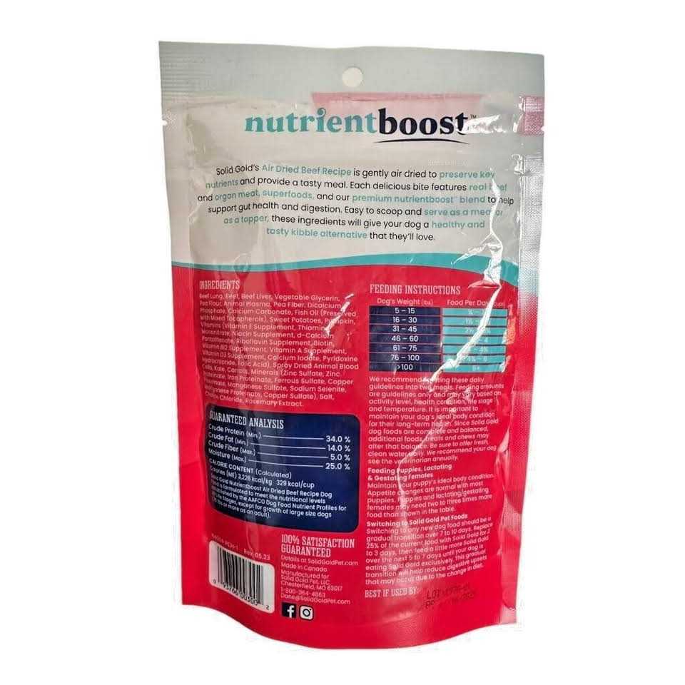Solid Gold Air Dried Dog Food Toppers for Picky Eaters Dog Food Topper Made with Real - Healthber