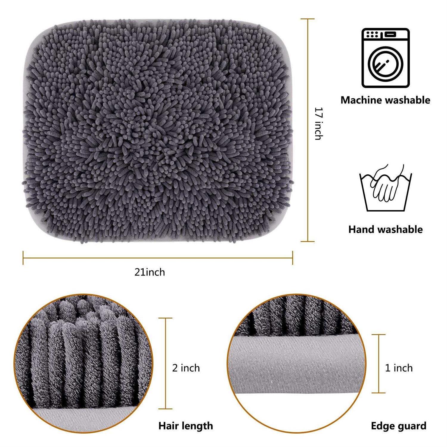 Rundik Snuffle Mat for Dogs, 17” x 21” Dog Sniffing Interactive Feeding Game Boredom, Puzzle Toys Encourages Natural Foraging Skills and Stress Relief - Healthber