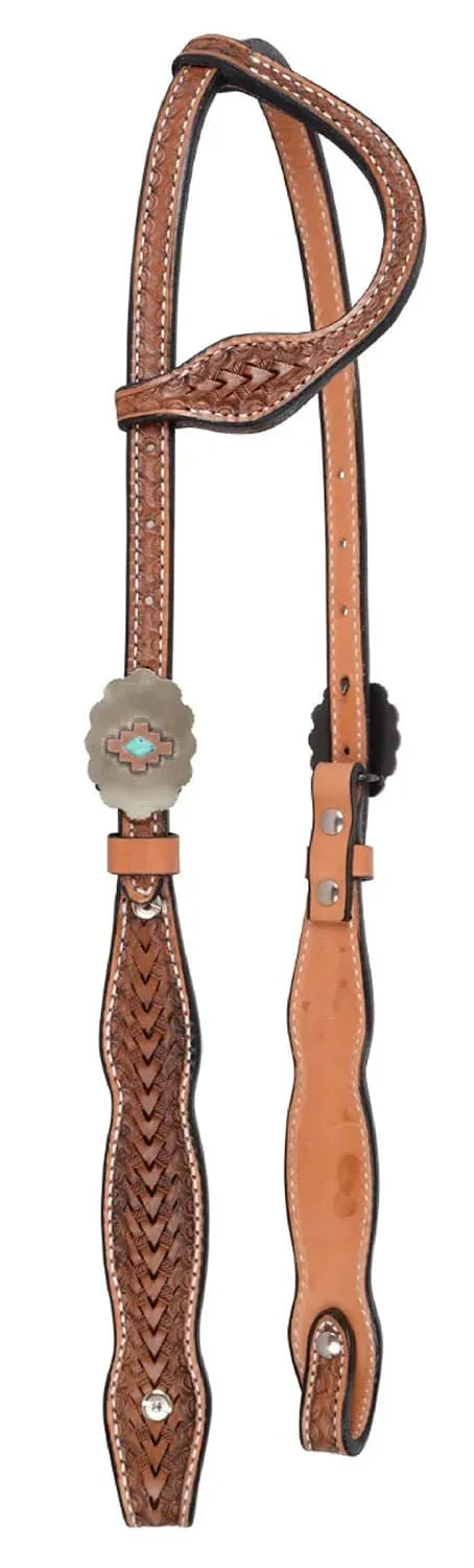 Circle Y Dawson One Ear Headstall, Full - Healthber