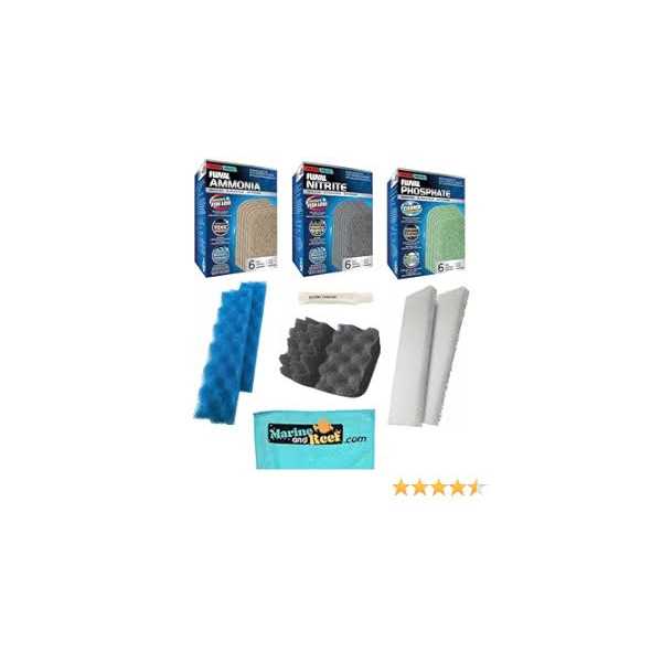 Inland Seas Fluval Bundle of 6 Replacement Media for 406/407 Aquarium Filters Package - Healthber