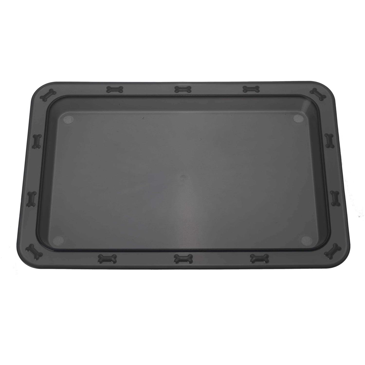 Petrageous Bone n Up for Dinner Tray Black - Healthber
