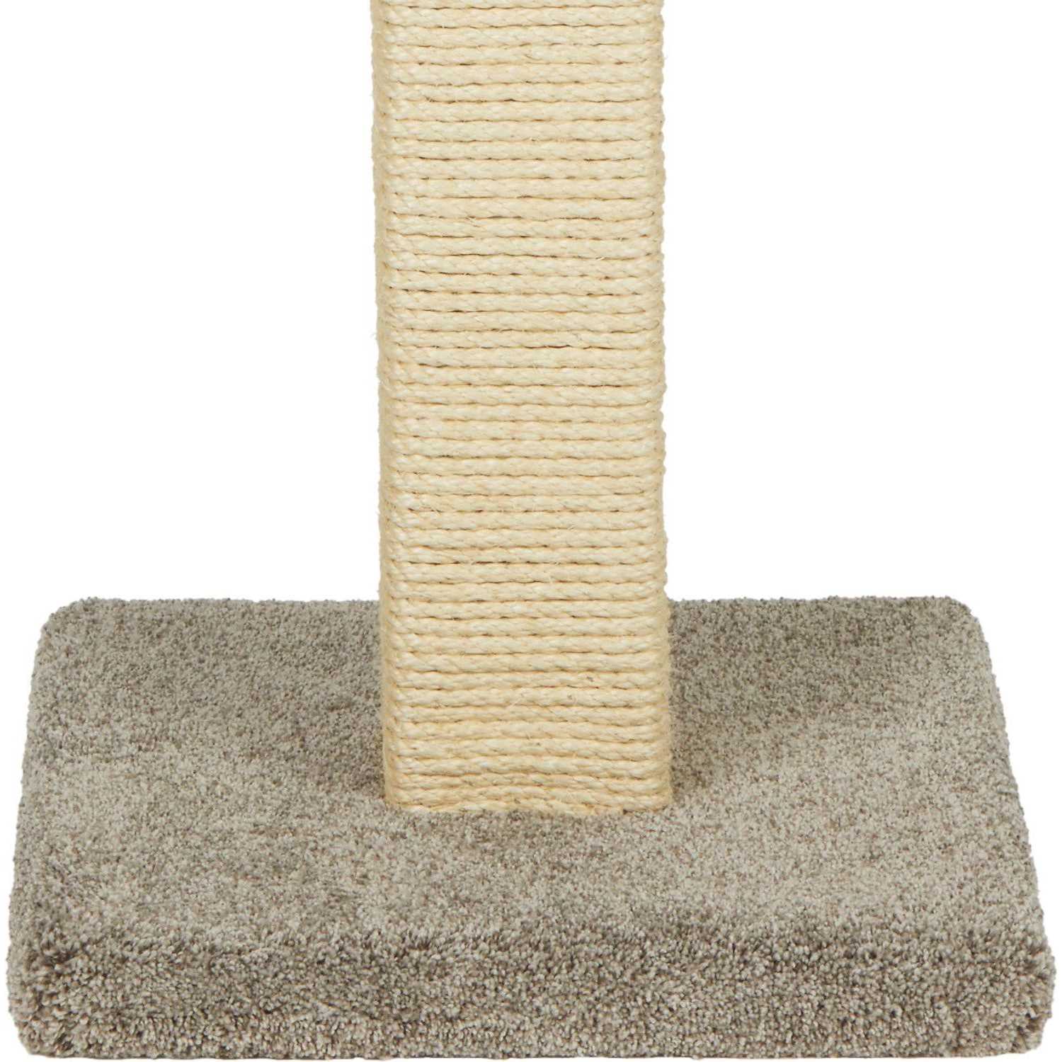 Frisco 32-in Real Carpet Wooden Cat Tree - Healthber