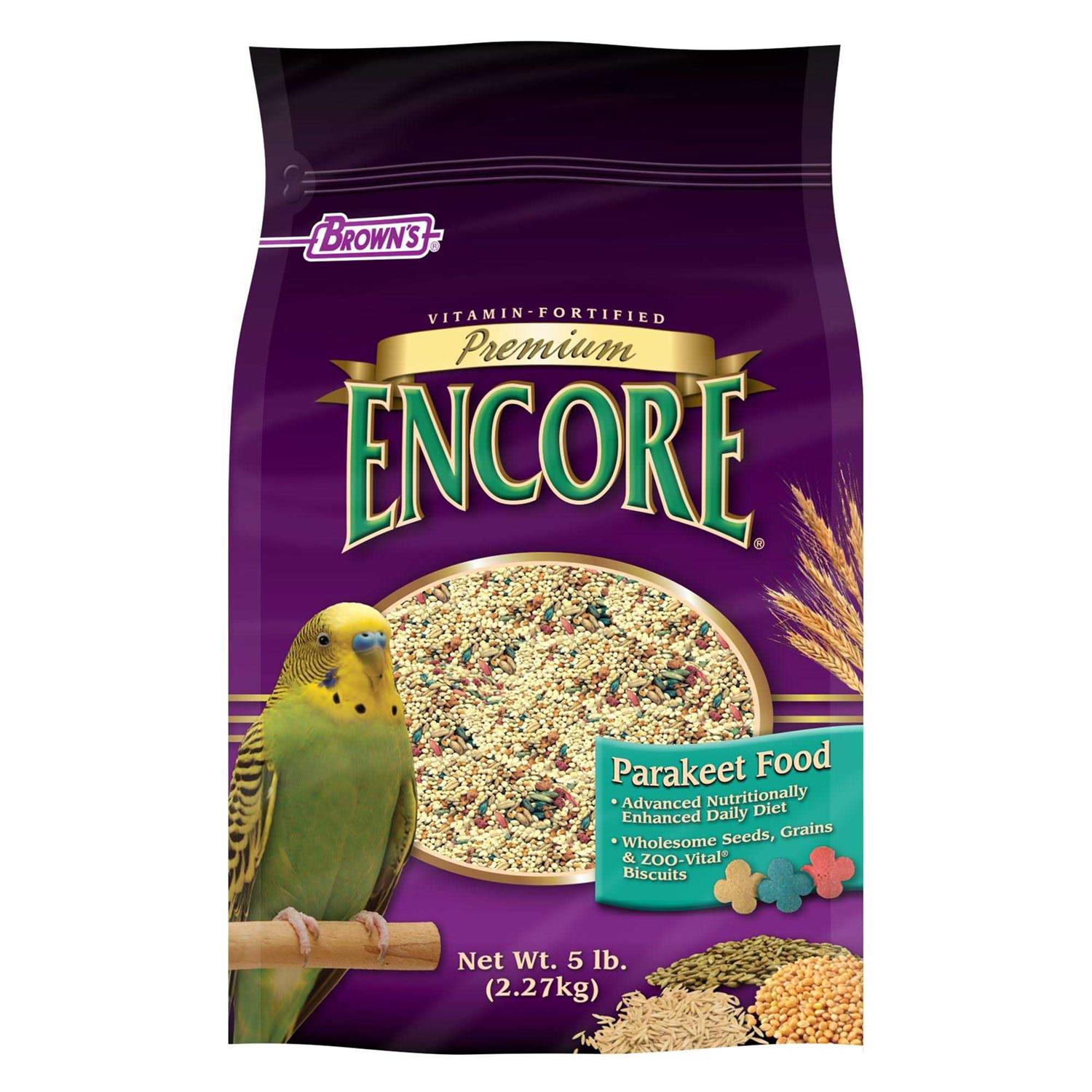 Brown’s Encore Premium Parakeet Food - Healthber