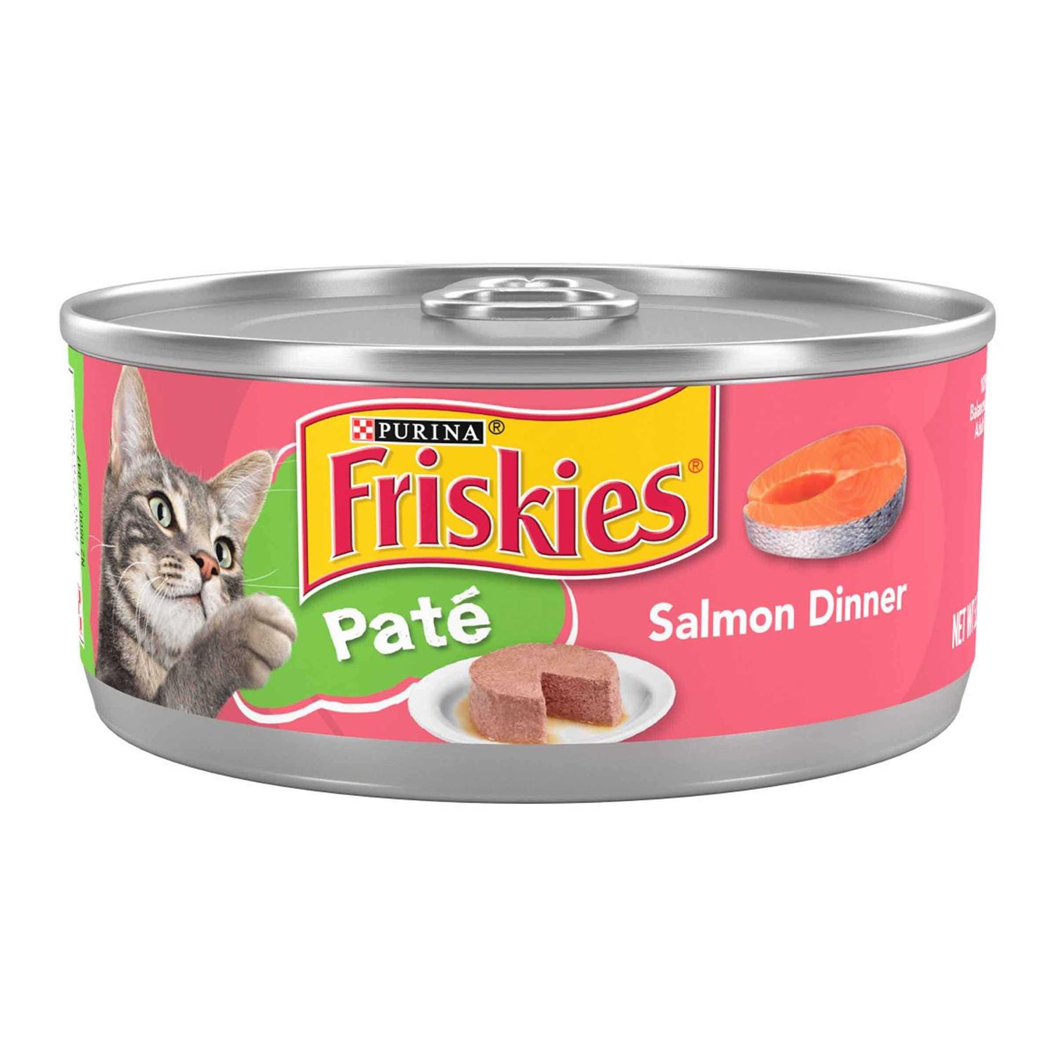 Purina Friskies Pate Salmon Dinner Wet Cat Food - Healthber