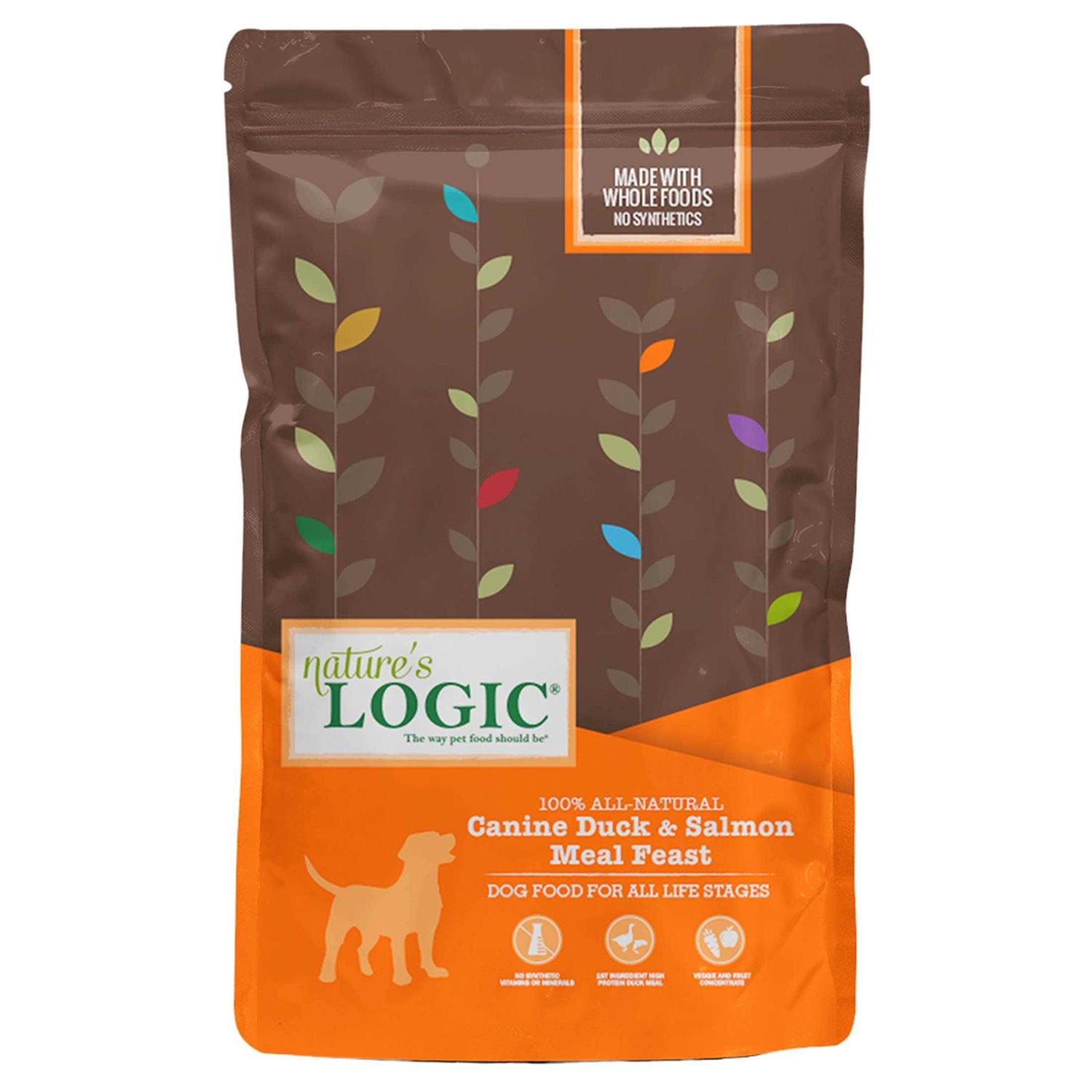 Nature’s Logic Canine Duck & Salmon Meal Feast Dry Dog Food - Healthber