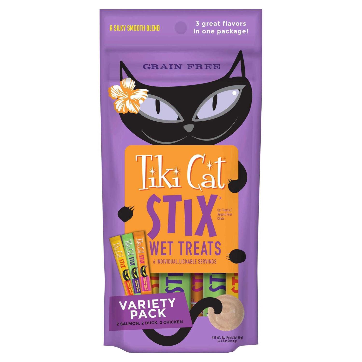 Tiki Cat Stix Wet Treats Variety Pack - Healthber