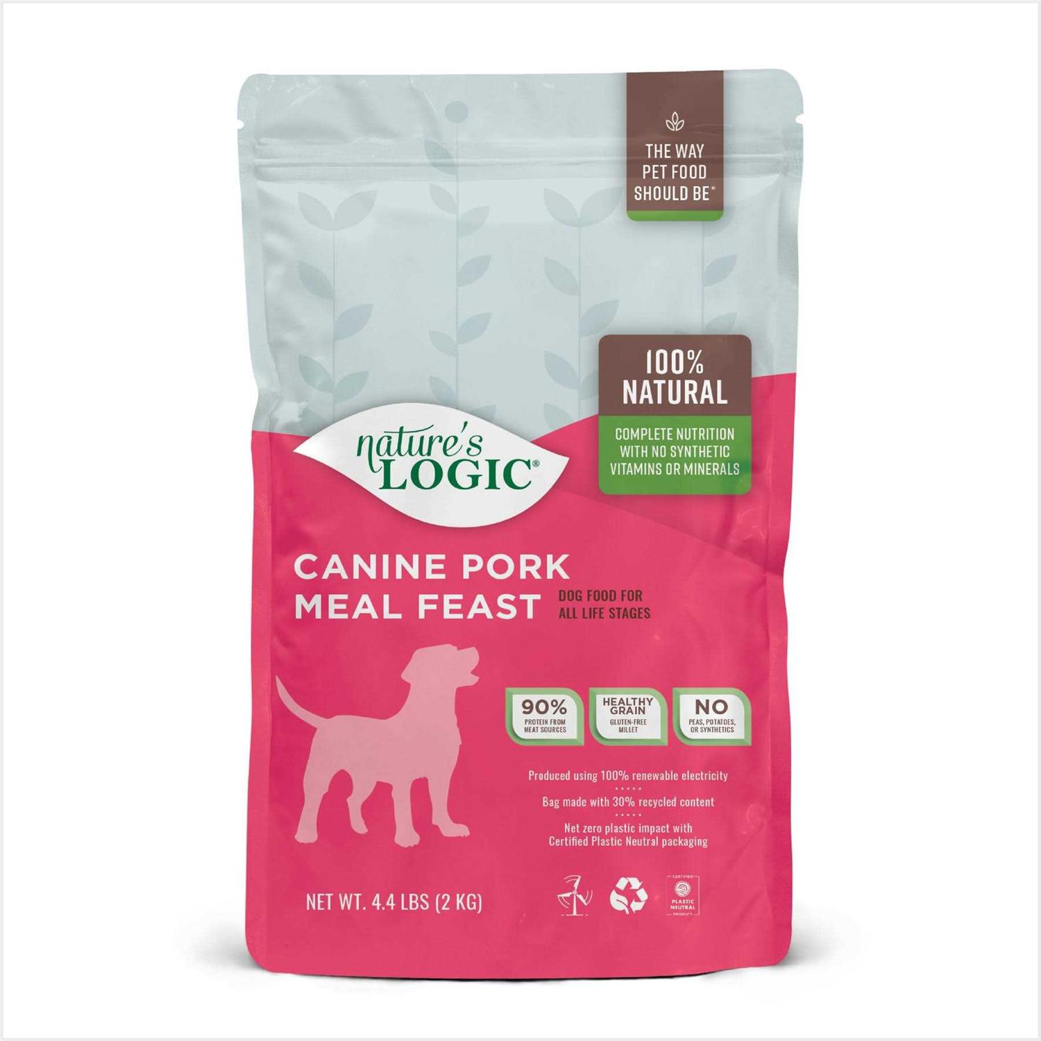 Nature’s Logic Canine Pork Meal Feast Dry Dog Food - Healthber