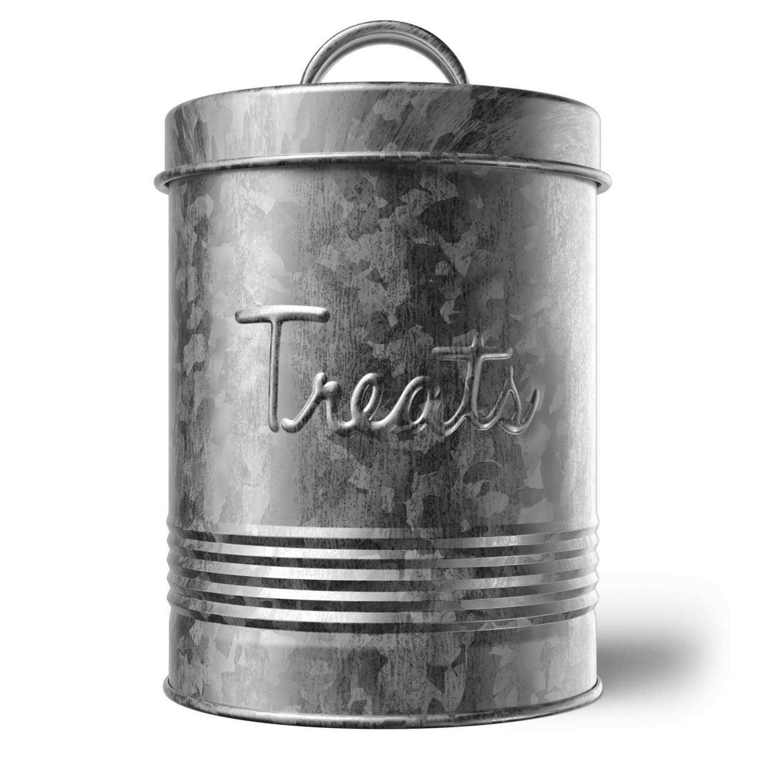 Amici Pet Retro Treats Storage Canister - Healthber