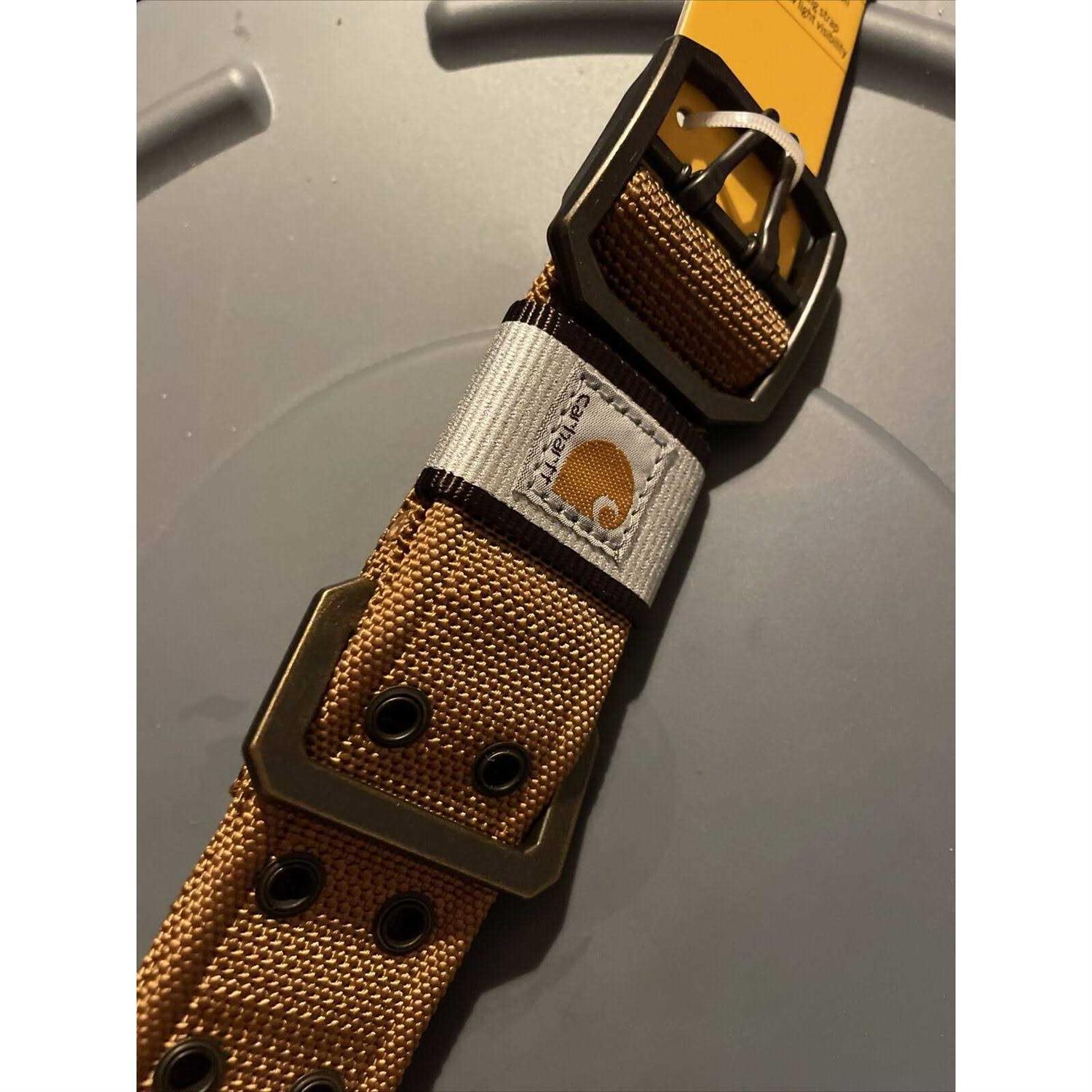 Carhartt Brown Nylon Wide Dog Collar - Healthber