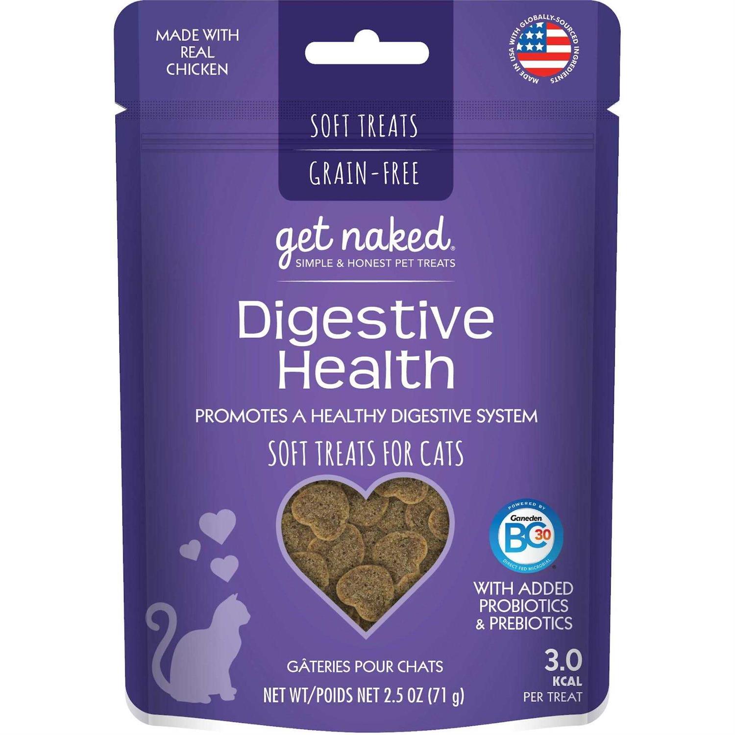 Get Naked Furball Relief Soft Cat Treats 2.5 oz - Healthber