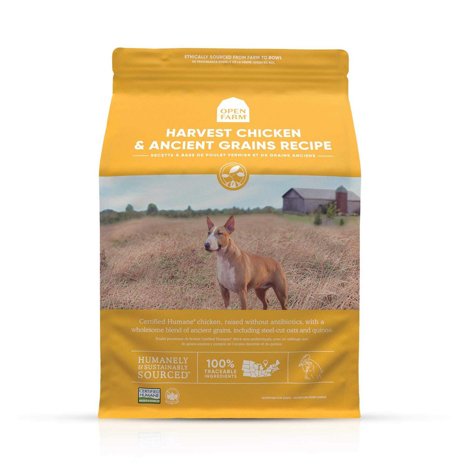 Open Farm Harvest Chicken Ancient Grains Dry Dog Food - Healthber
