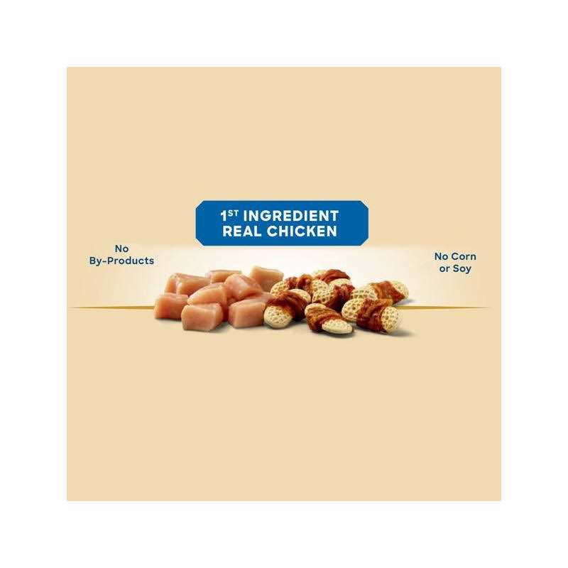 Golden Rewards Peanut Butter Flavor Biscuit Wrapped with Chicken Premium Dog Treats - Healthber