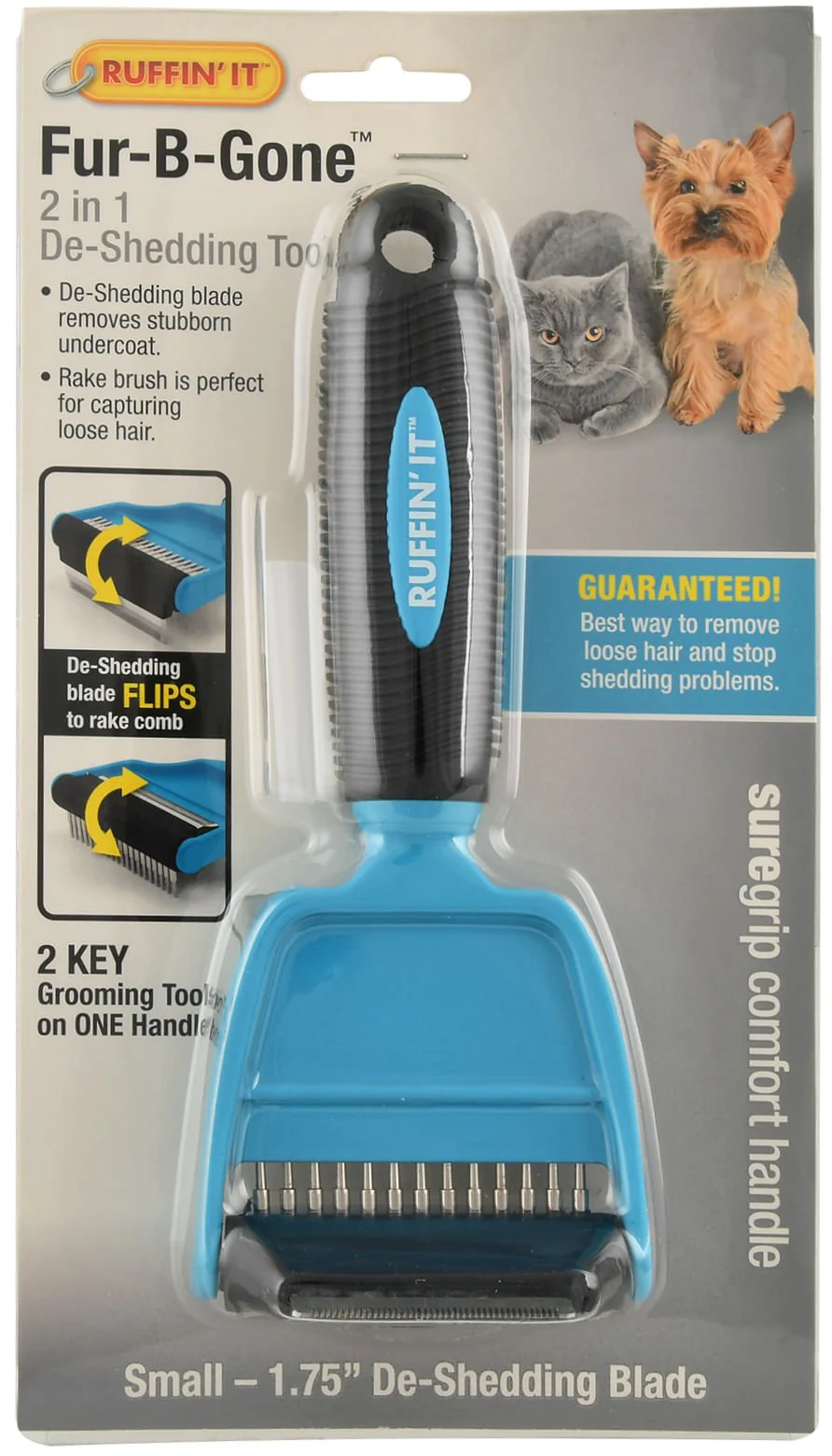 Fur-B-Gone 2-in-1 De-Shedding Tool - Healthber