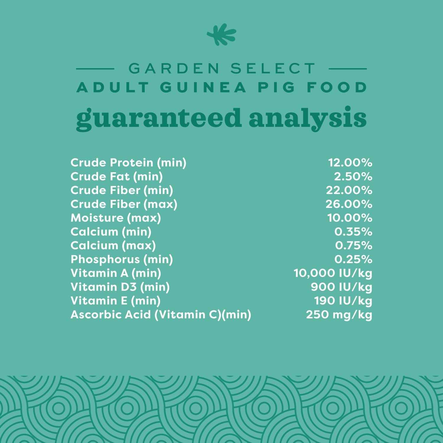 Oxbow Garden Select Adult Guinea Pig Food - Healthber
