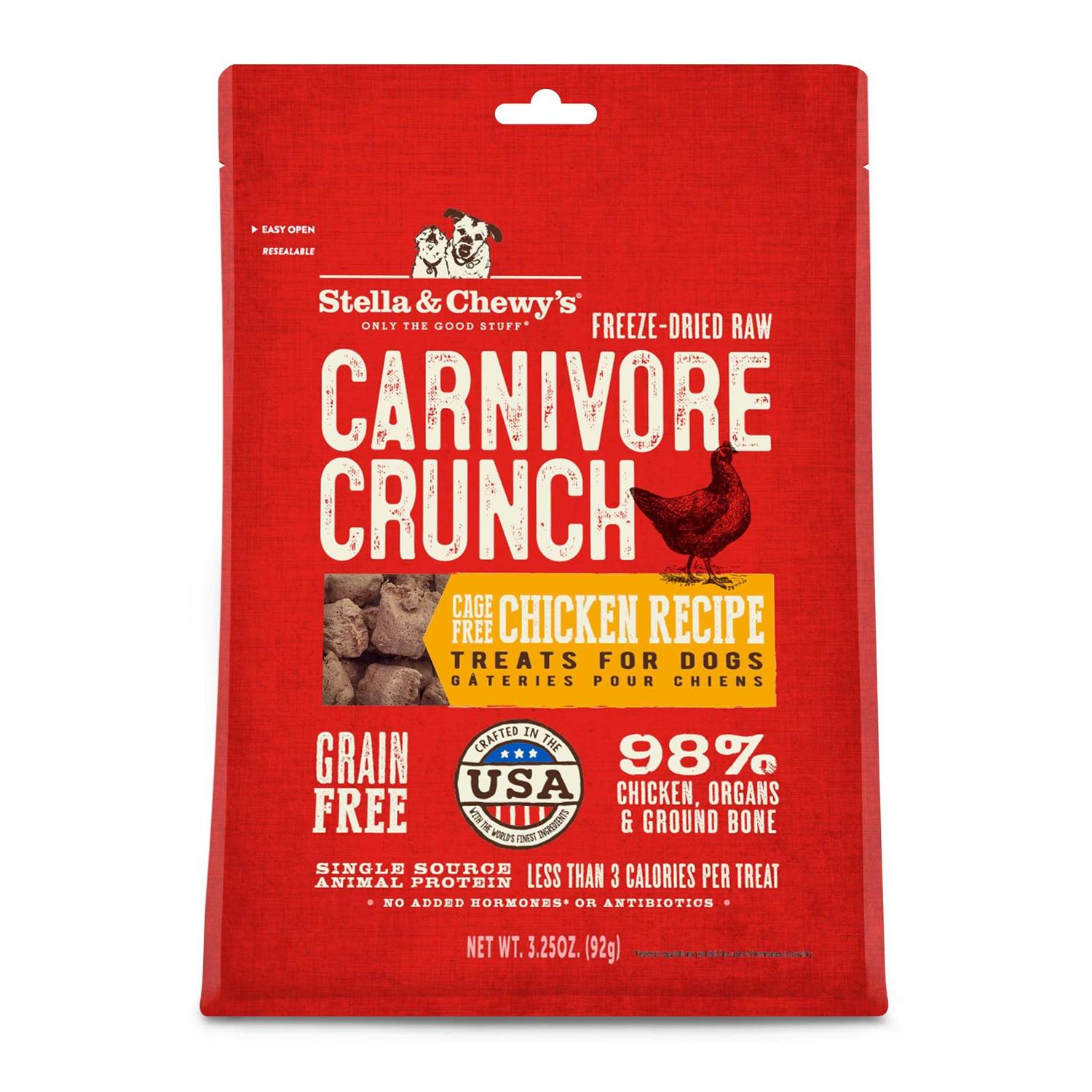 Stella & Chewy’s Carnivore Crunch Chicken Dog Treats - Healthber