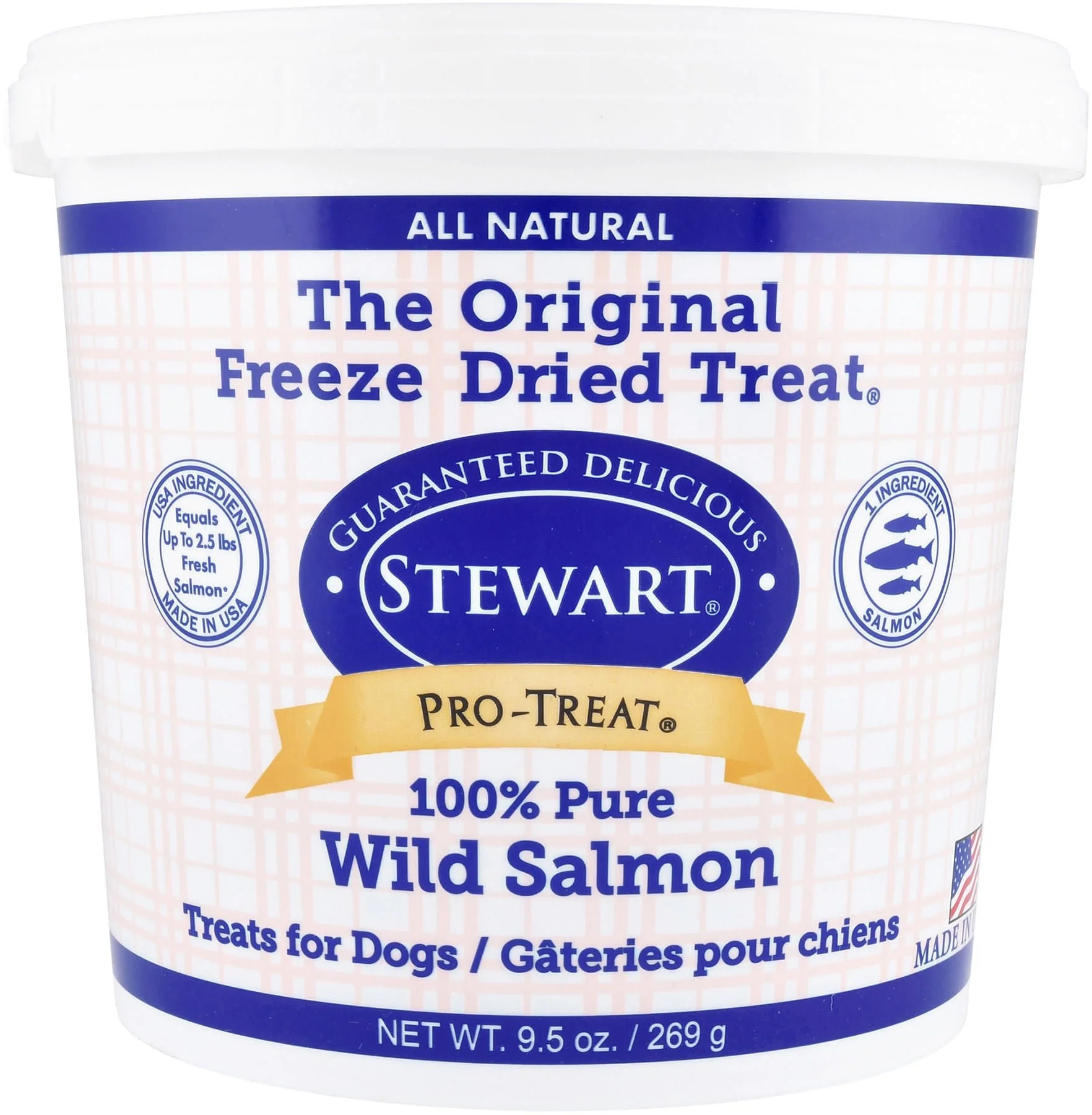 Stewart Pro-Treat Freeze-Dried Wild Salmon Treats for Dogs - Healthber