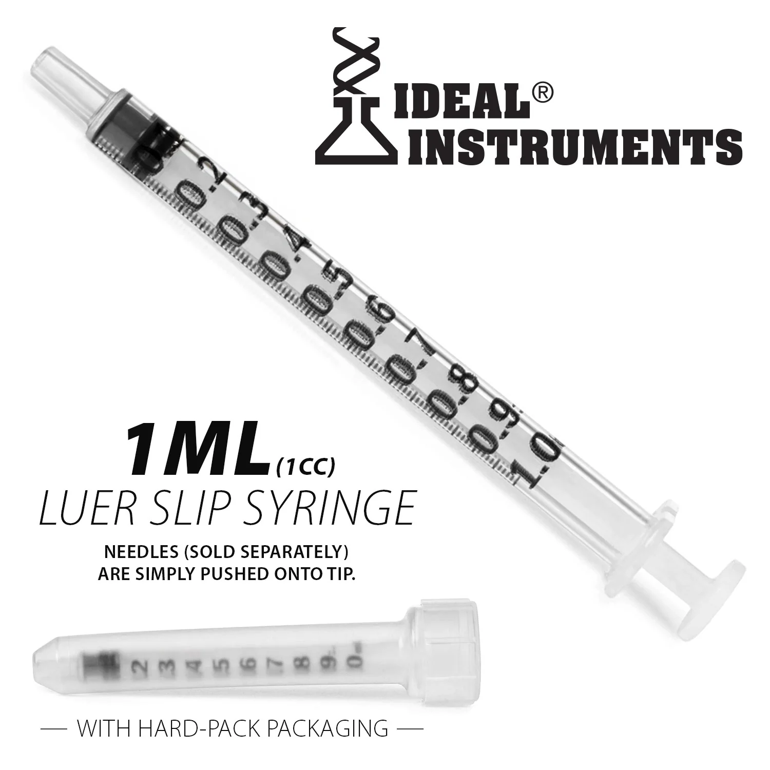 Ideal Luer Slip Syringes, Boxes - Healthber