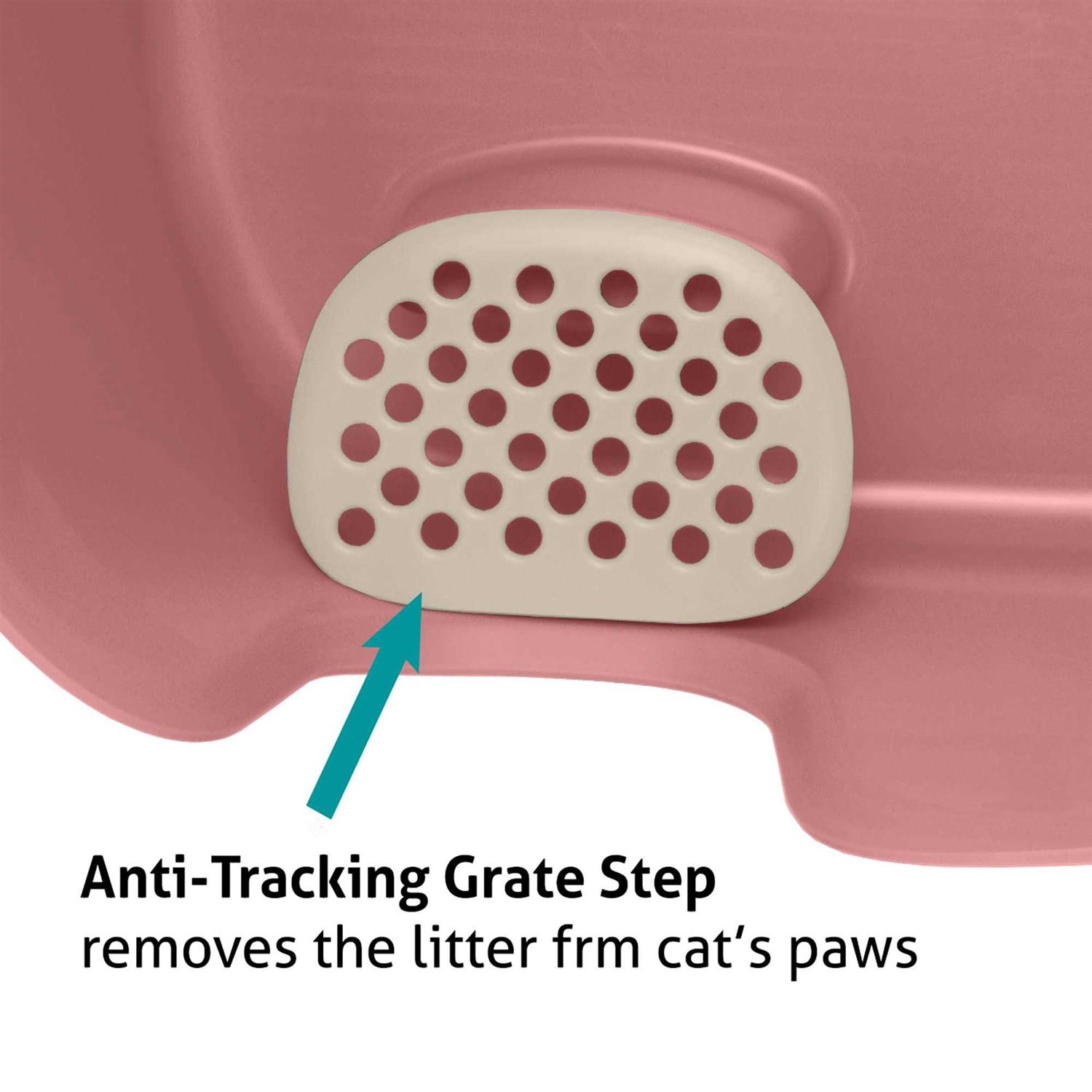 Richell PAW TRAX High Wall Cat Litter Box XL - Healthber