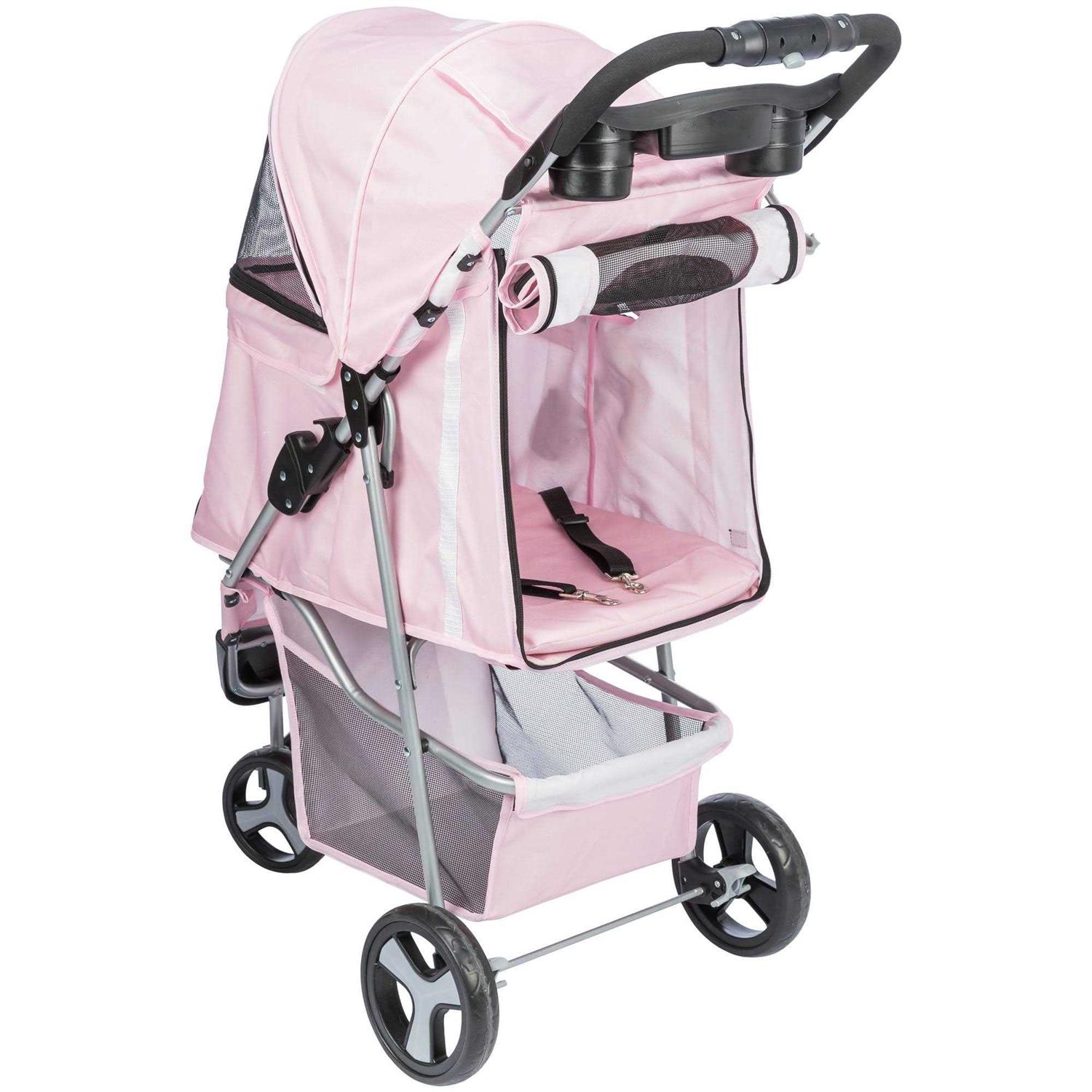 TRIXIE Foldable Pet Stroller for Cats and Dogs - Healthber