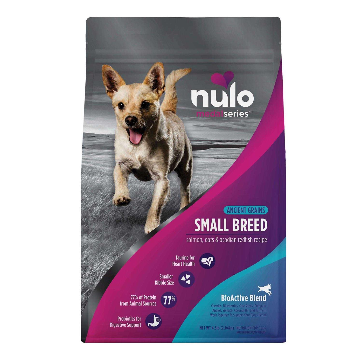 Nulo MedalSeries Ancient Grains Salmon Oats & Acadian Redfish Small Breed Dry Dog Food - Healthber