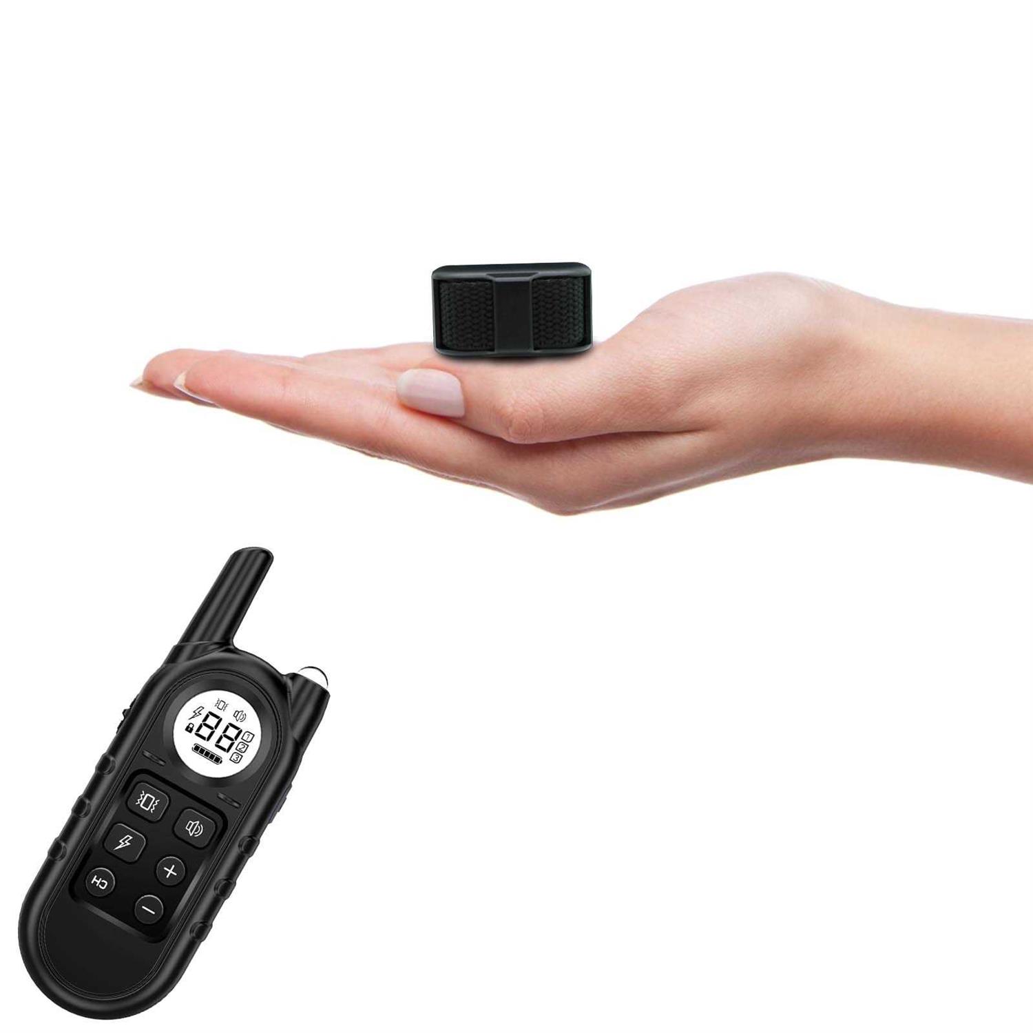 Tiniest Dog Shock Collar Lightest Dog Training Collar with Remote for Small Dogs 5-15lbs & Medium Large Dogs/Puppies - Healthber