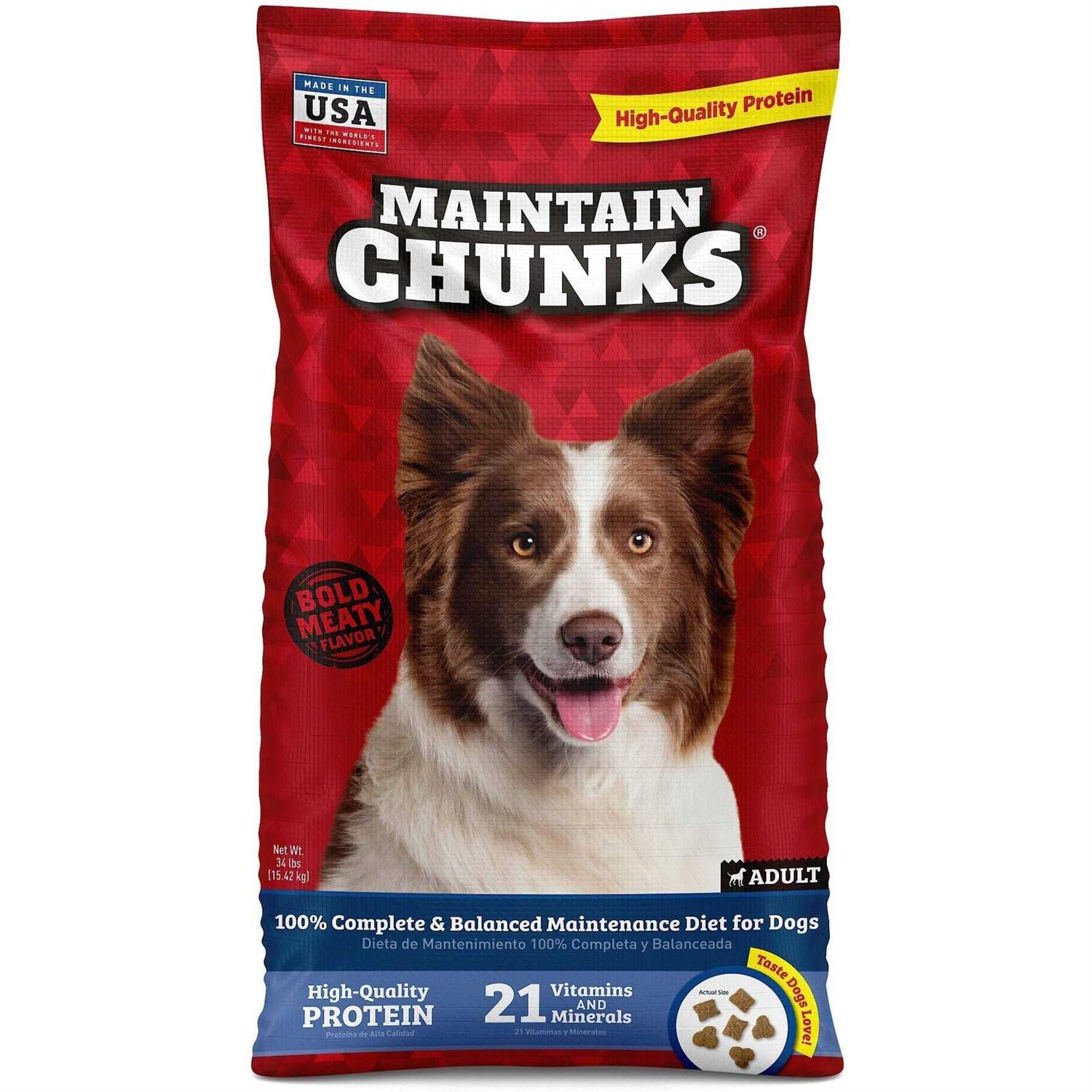 Maintain Chunks Dog Food - Healthber