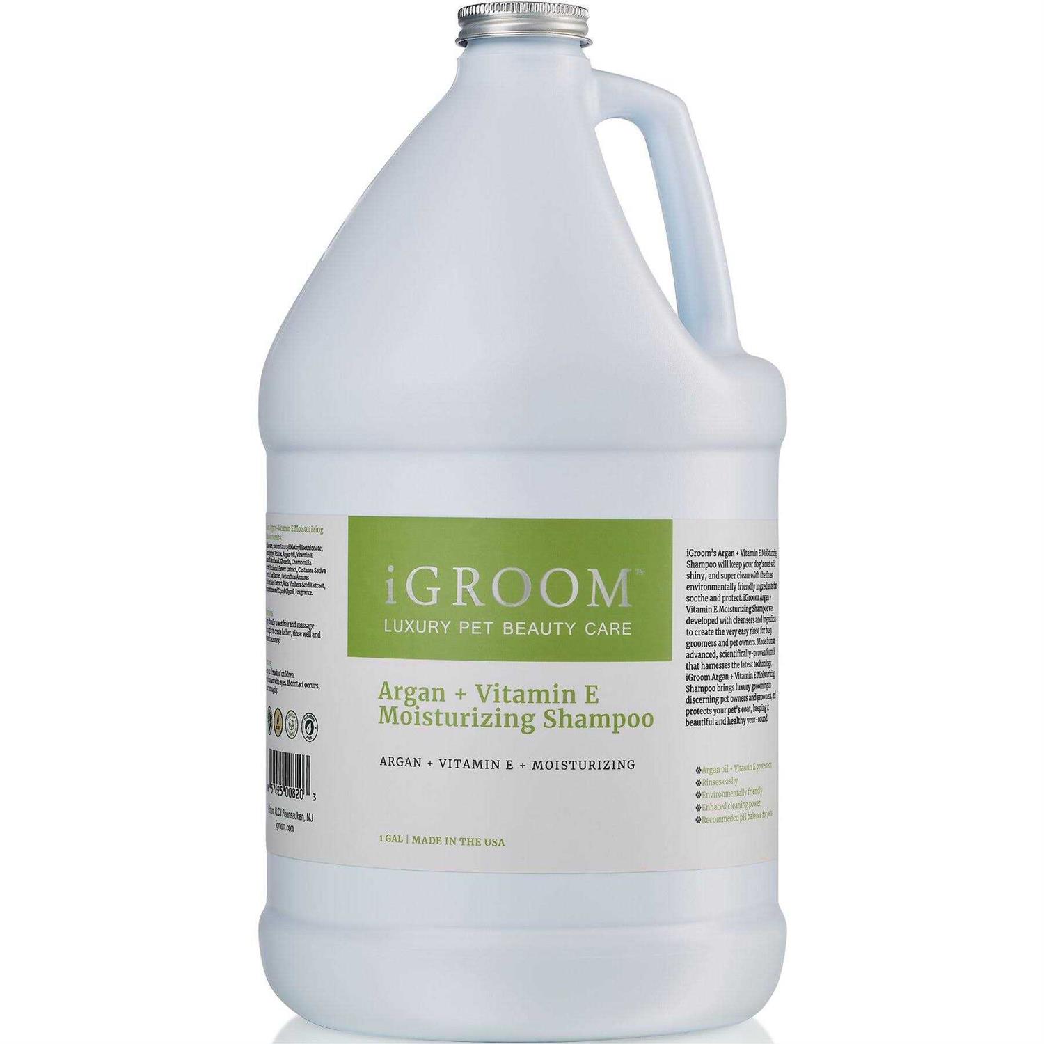 iGroom Argan + Vitamin E Moisturizing Shampoo - Healthber
