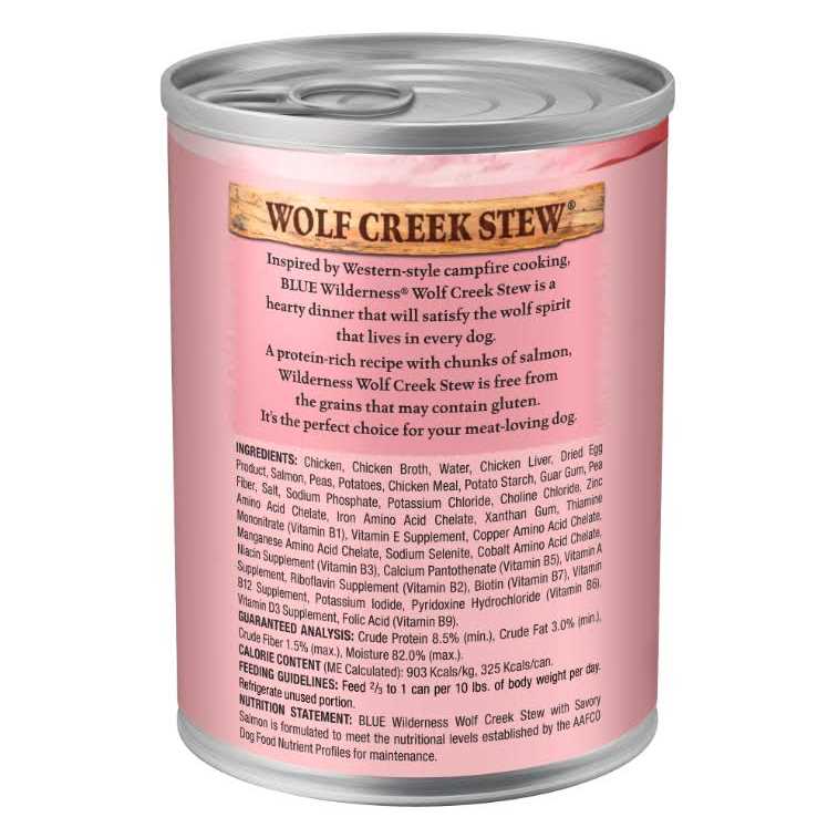 Blue Buffalo Wilderness Wolf Creek Stew Dog Food - Healthber