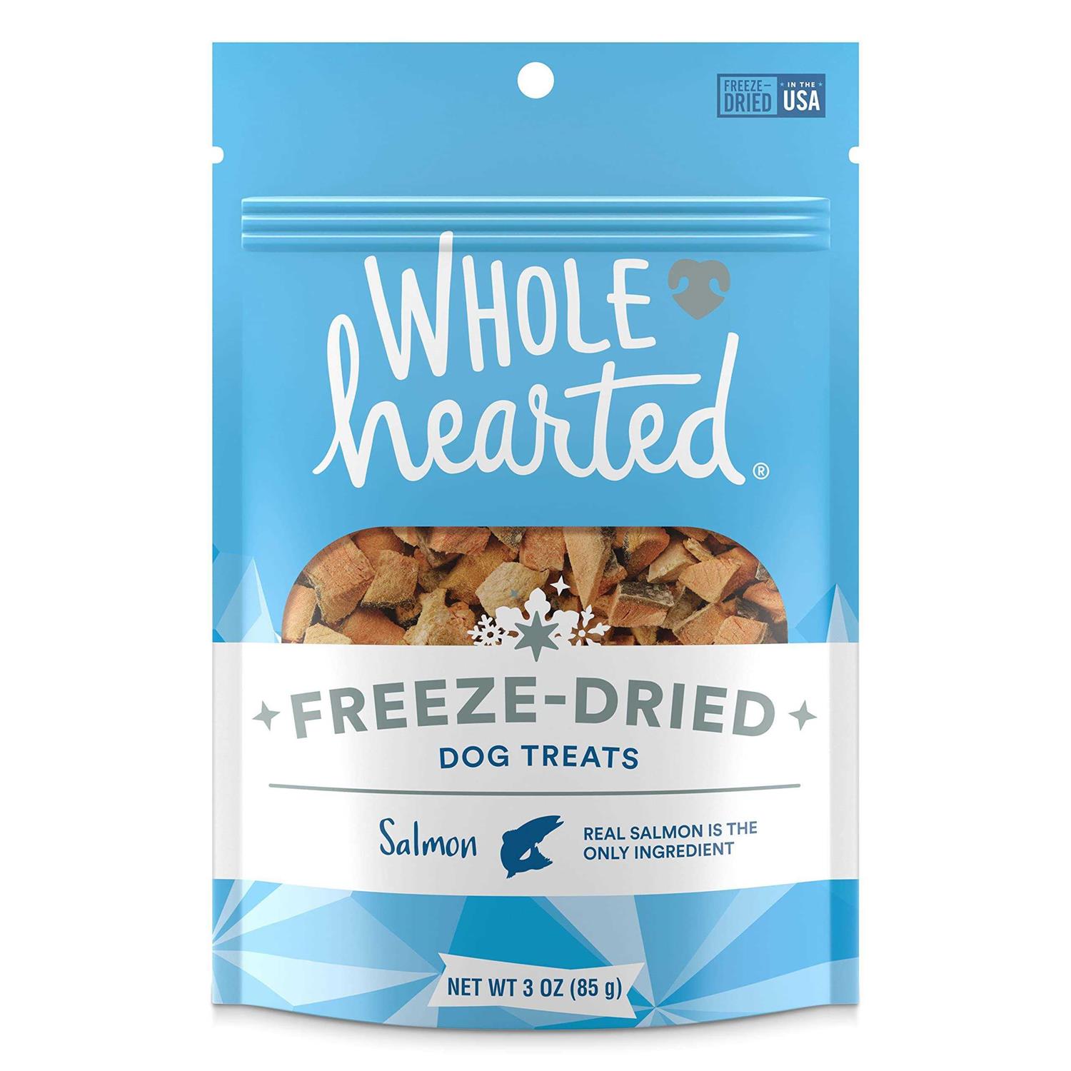 WholeHearted Salmon Freeze Dried Dog Treats - Healthber