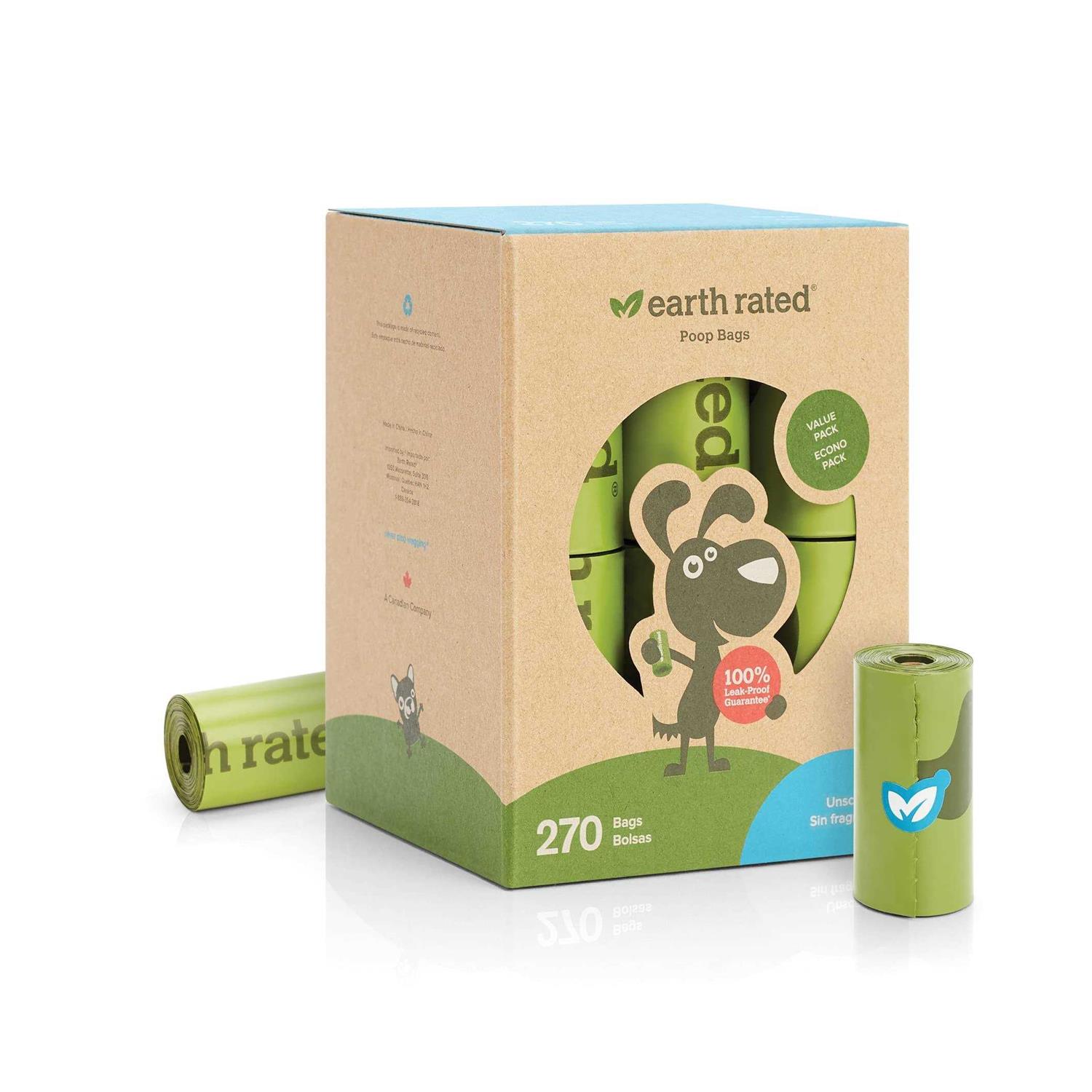 Earth Rated Dog Poop Bags, Guaranteed Leak Proof and Extra Thick Waste Dogs - Healthber