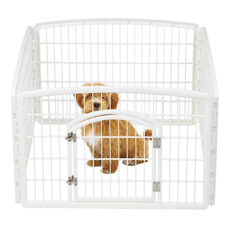 Iris USA Exercise 4-Panel Pet Playpen with Door - Healthber