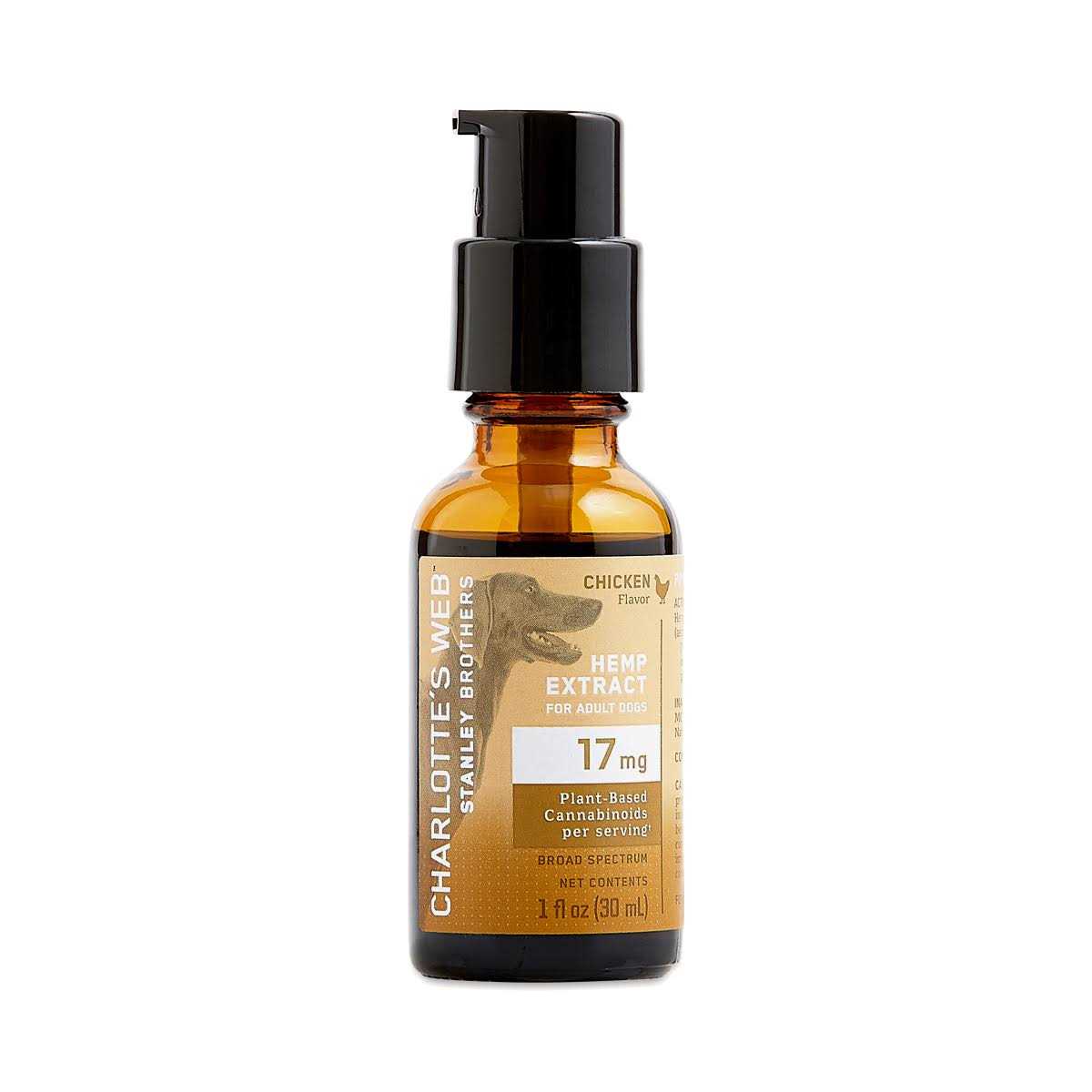 Charlotte’s Web Canine 17 mg Full Range Drops - Healthber