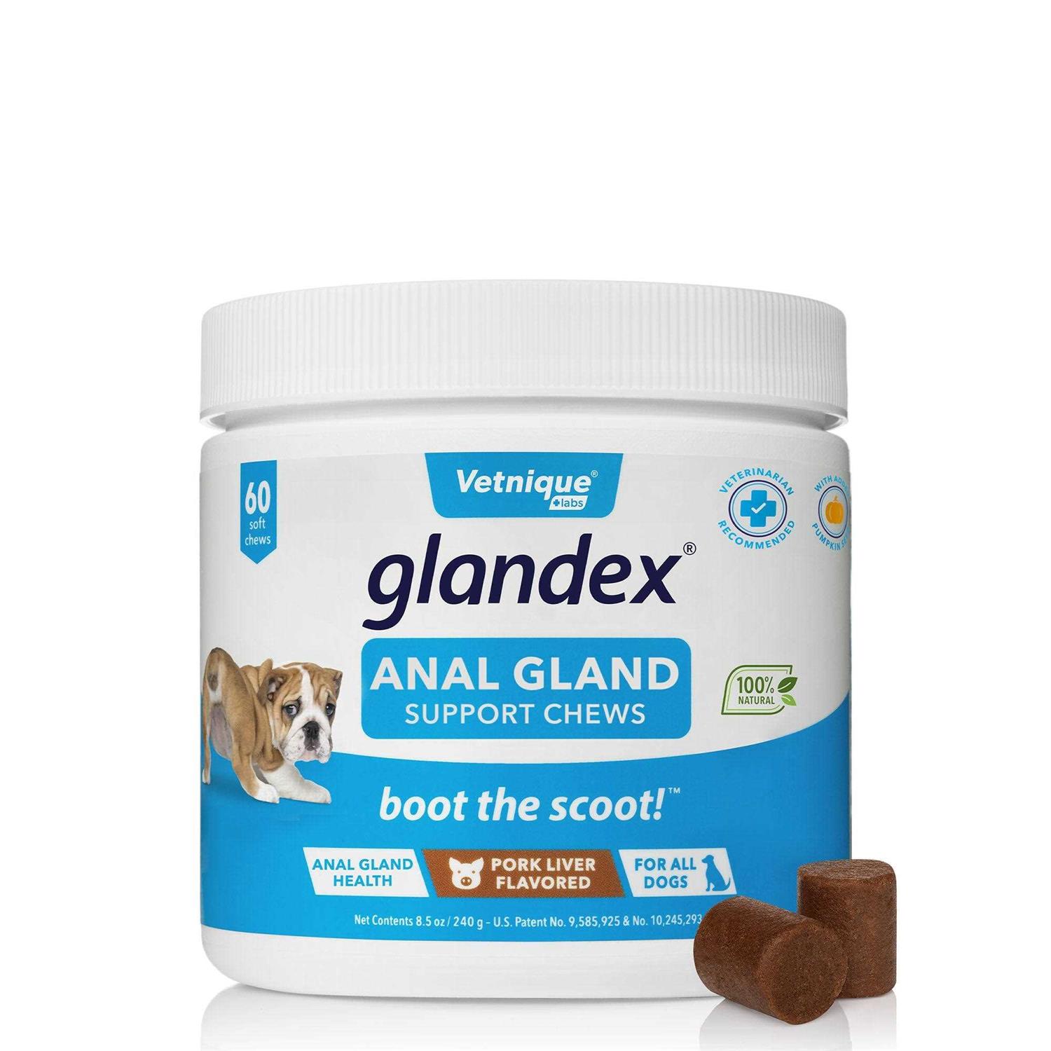 Glandex Anal Gland Soft Chews Supplement for Dogs - Healthber