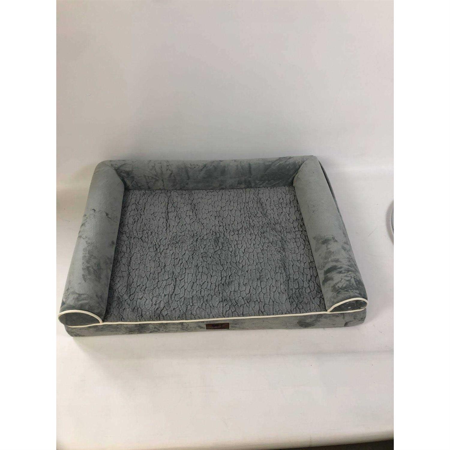 WESTERN HOME Orthopedic Dog Beds for Large Dogs, Foam Pet Sofa with Waterproof Lining, Removable Washable Cover and Nonskid Bottom - Healthber