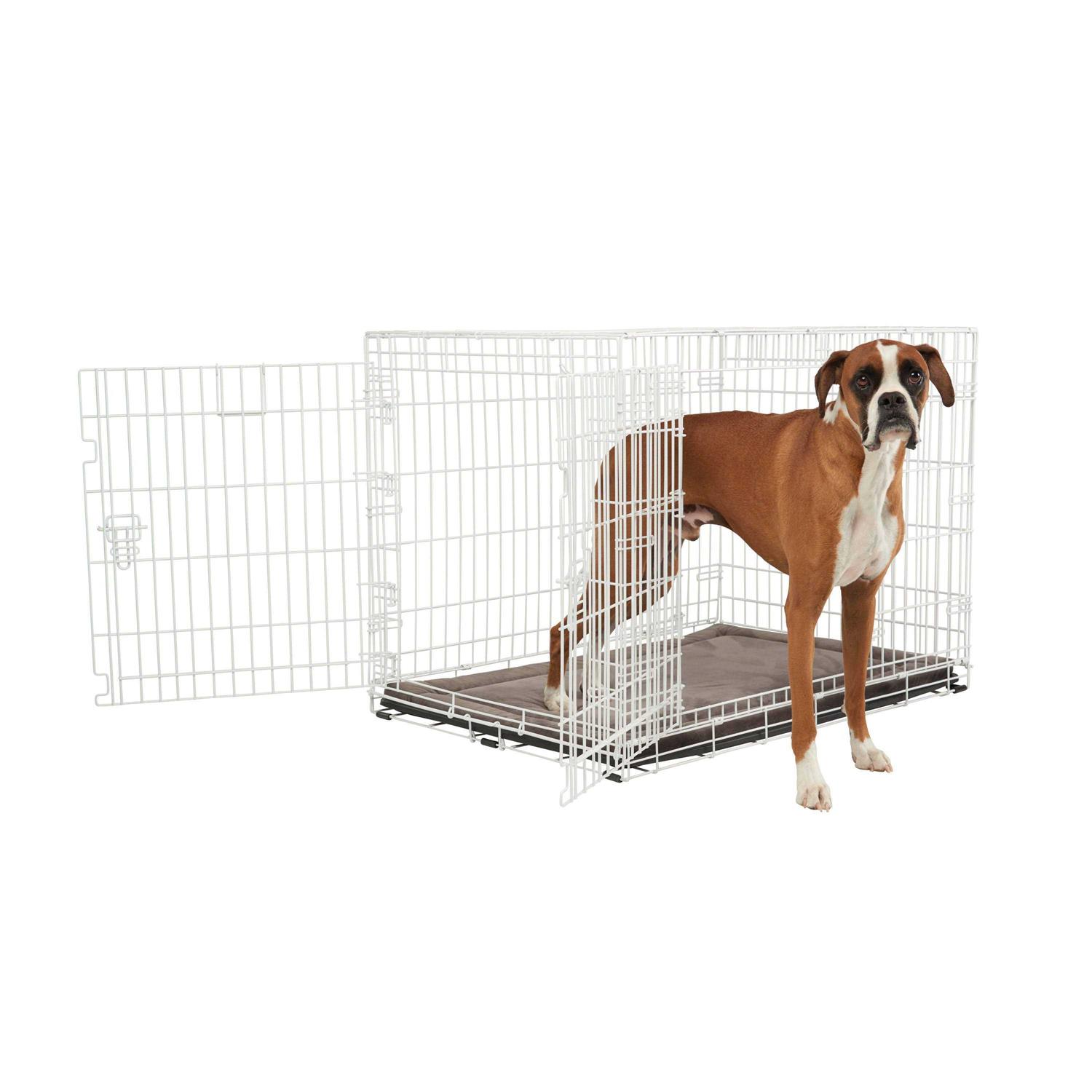 EveryYay White 2-Door Dog Crate H - Healthber