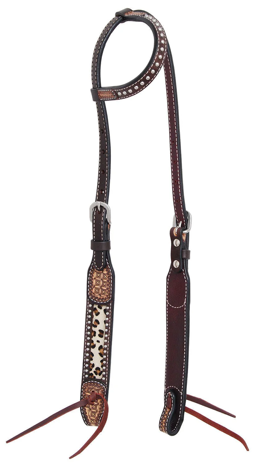 Rafter T Leopard One Ear Headstall - Healthber