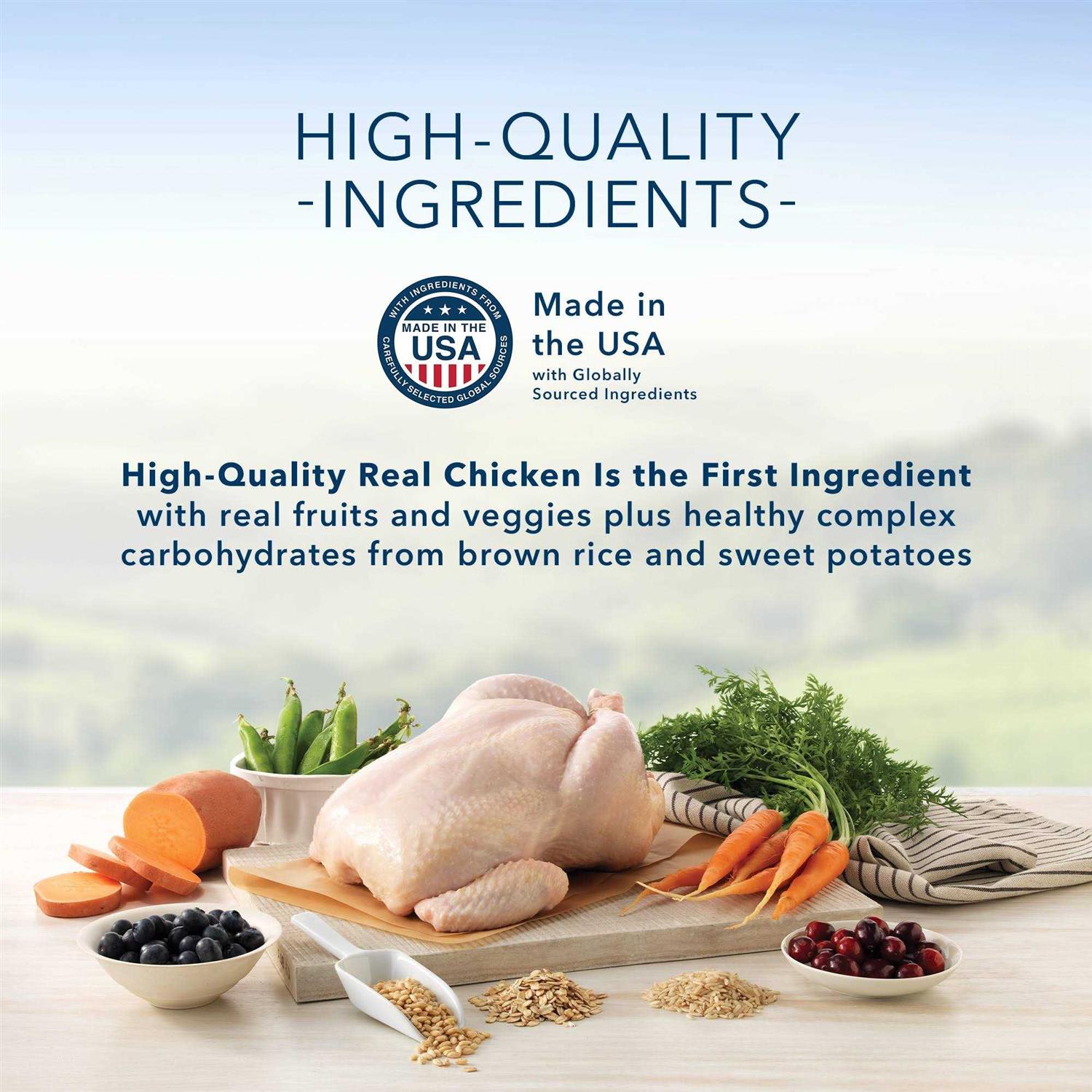 Blue Buffalo Life Protection Formula Small Breed Healthy Weight Adult Chicken & Brown Rice Recipe Dry Dog Food - Healthber
