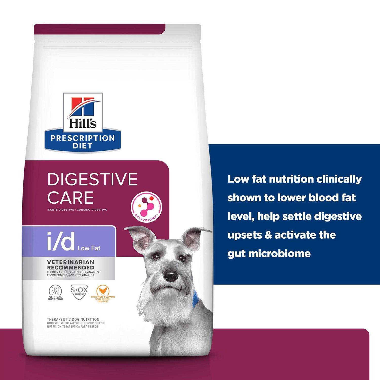 Hill’s Prescription Diet i/d Digestive Care Low Fat Chicken Flavor Dry Dog Food - Healthber