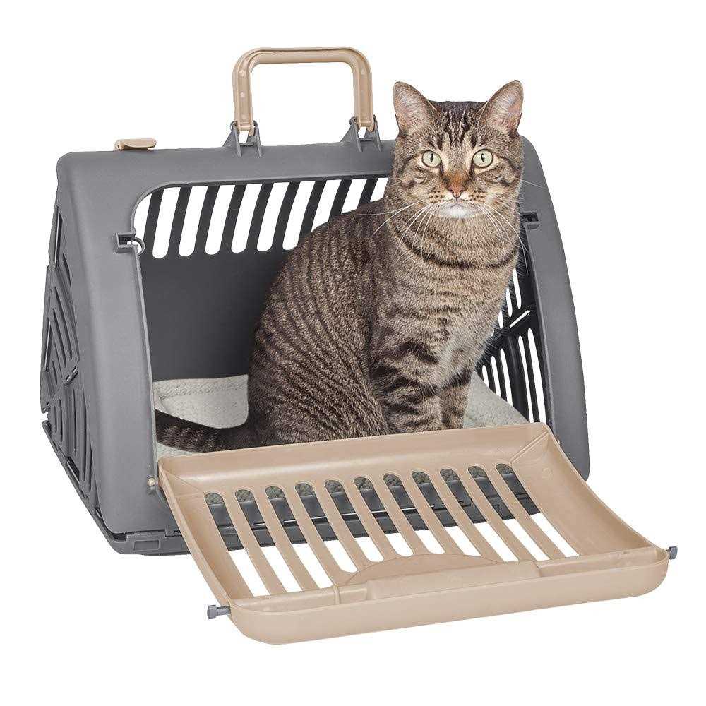 Sportpet Designs Foldable Travel Cat Carrier - Healthber