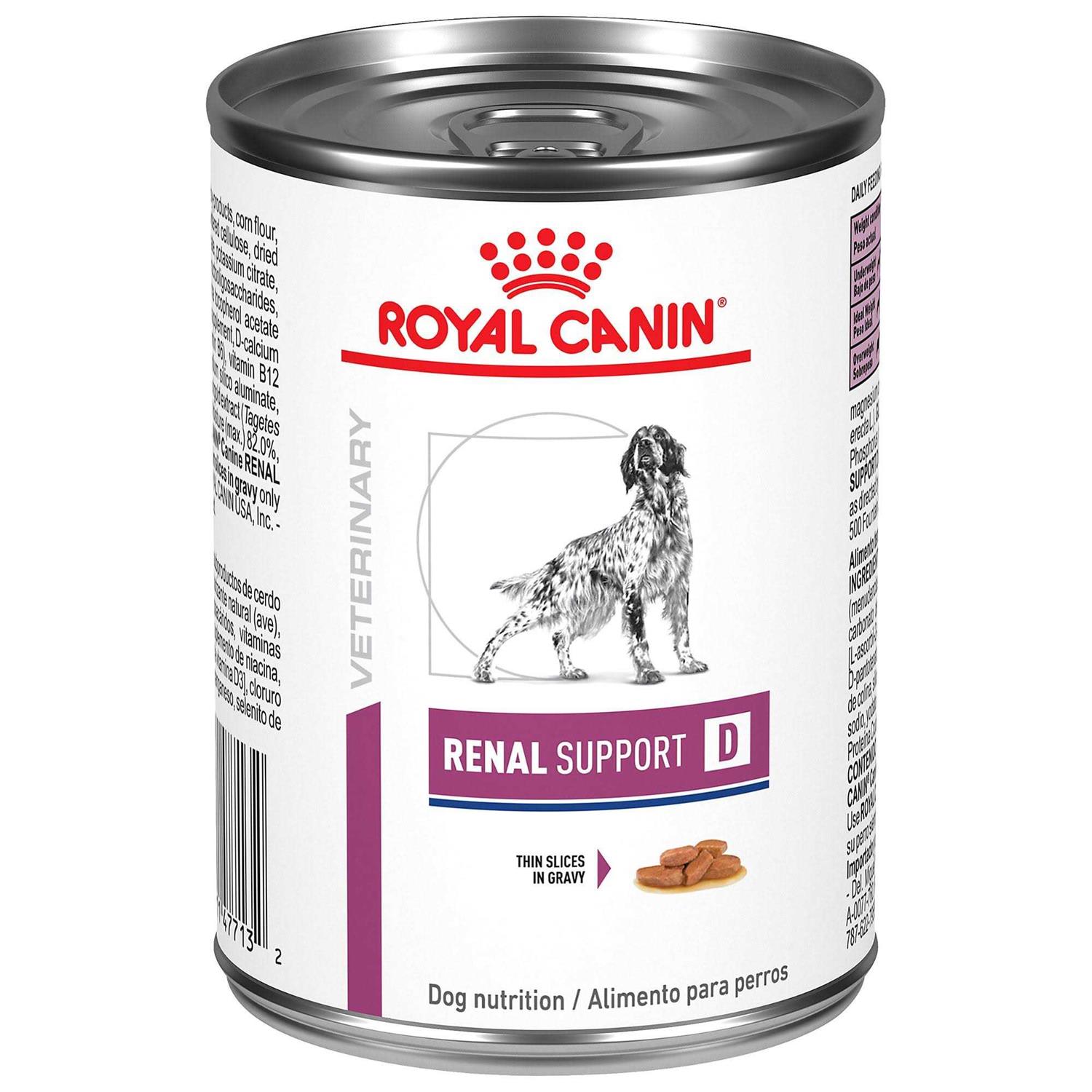 Royal Canin Veterinary Diet Canine Renal Support D Morsels in Gravy Canned Dog Food - Healthber