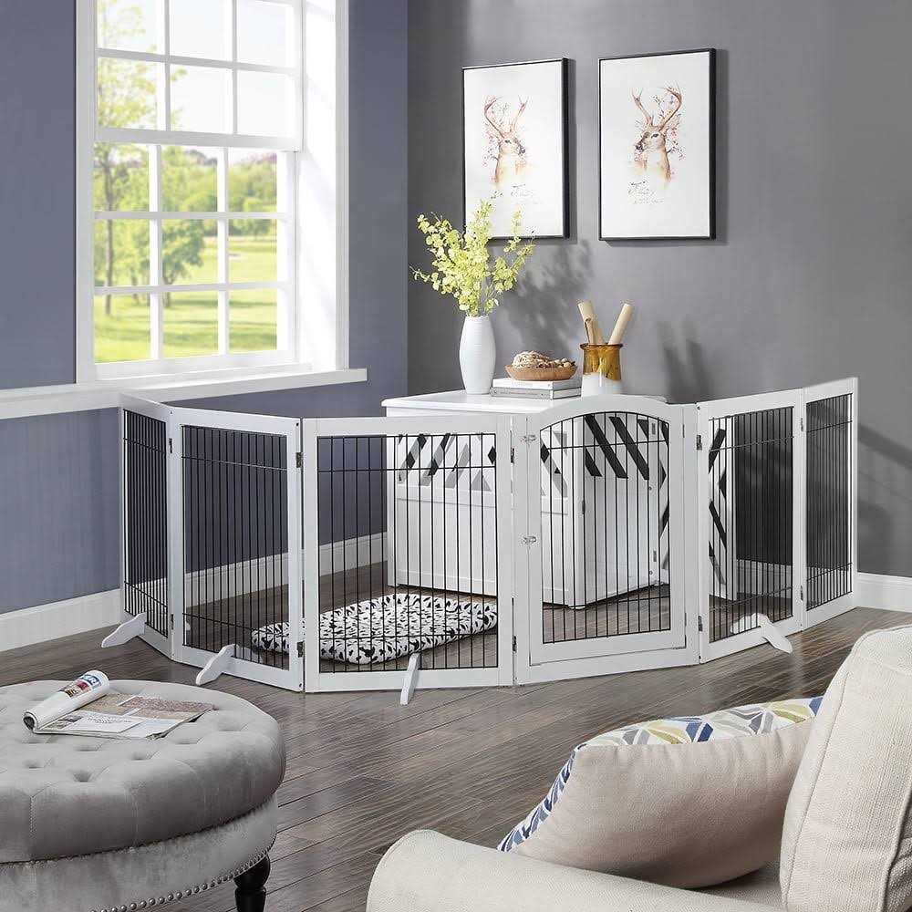 Unipaws Freestanding Pet Playpen - Healthber
