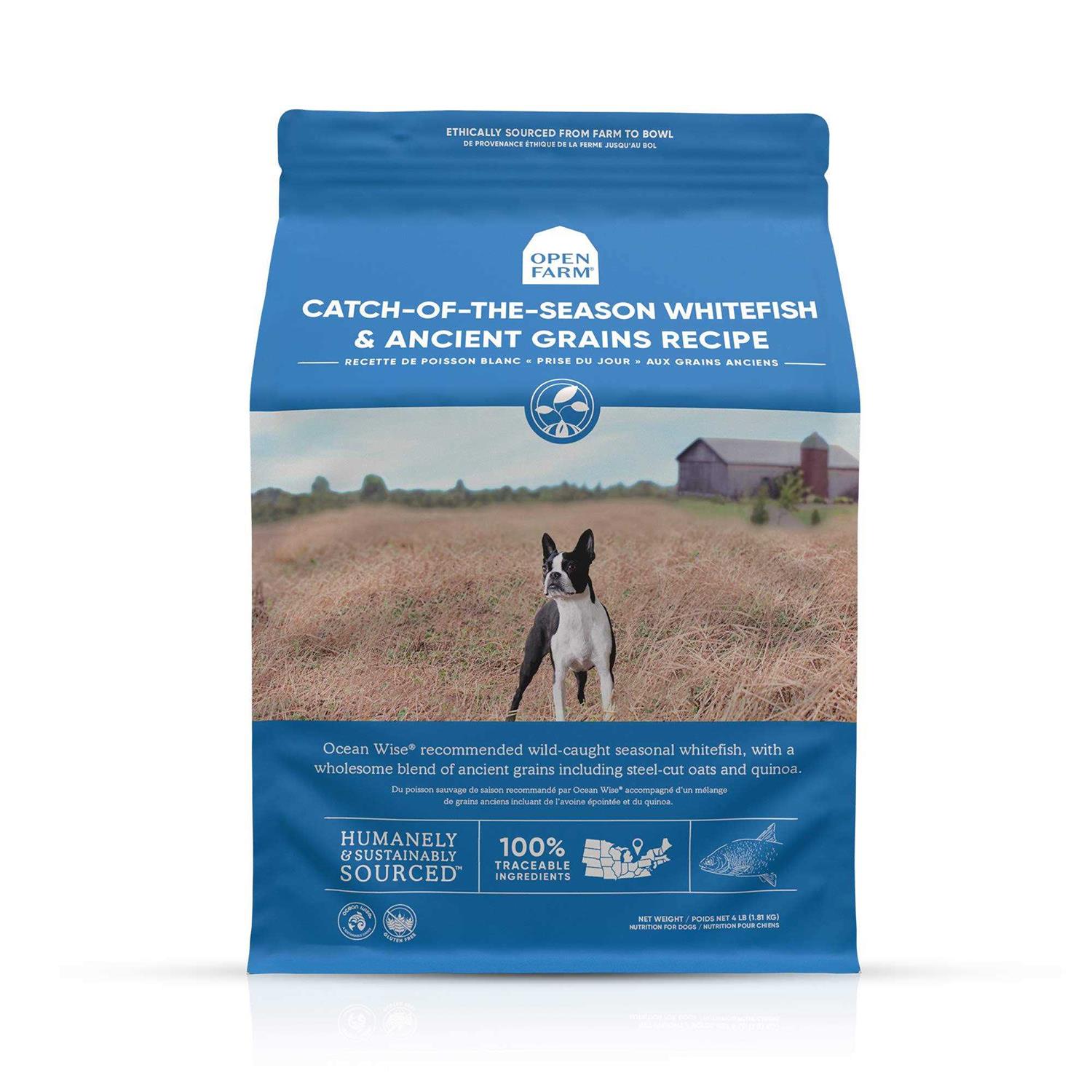 Open Farm Catch of the Season Whitefish & Ancient Grains Dry Dog Food - Healthber