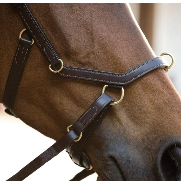 Rambo Micklem Multi Horse Bridle, Dark Havana - Healthber