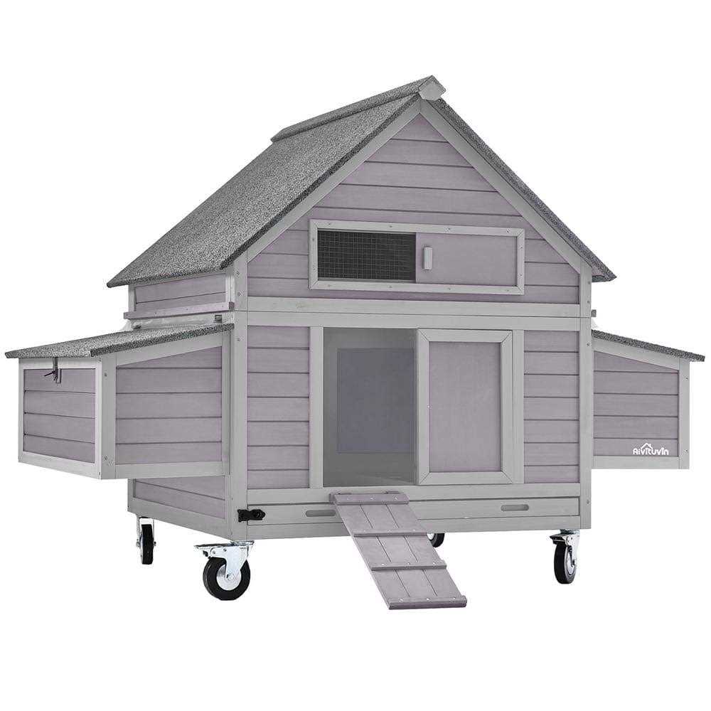 aivituvin Large Chicken Tractor for 2-3 Chickens AIR67 - Healthber