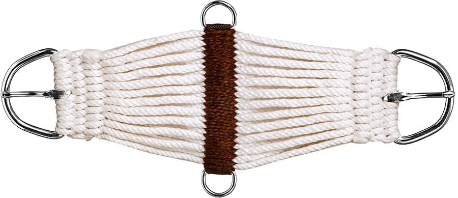 Mustang Pony Wide Cinch, White - Healthber